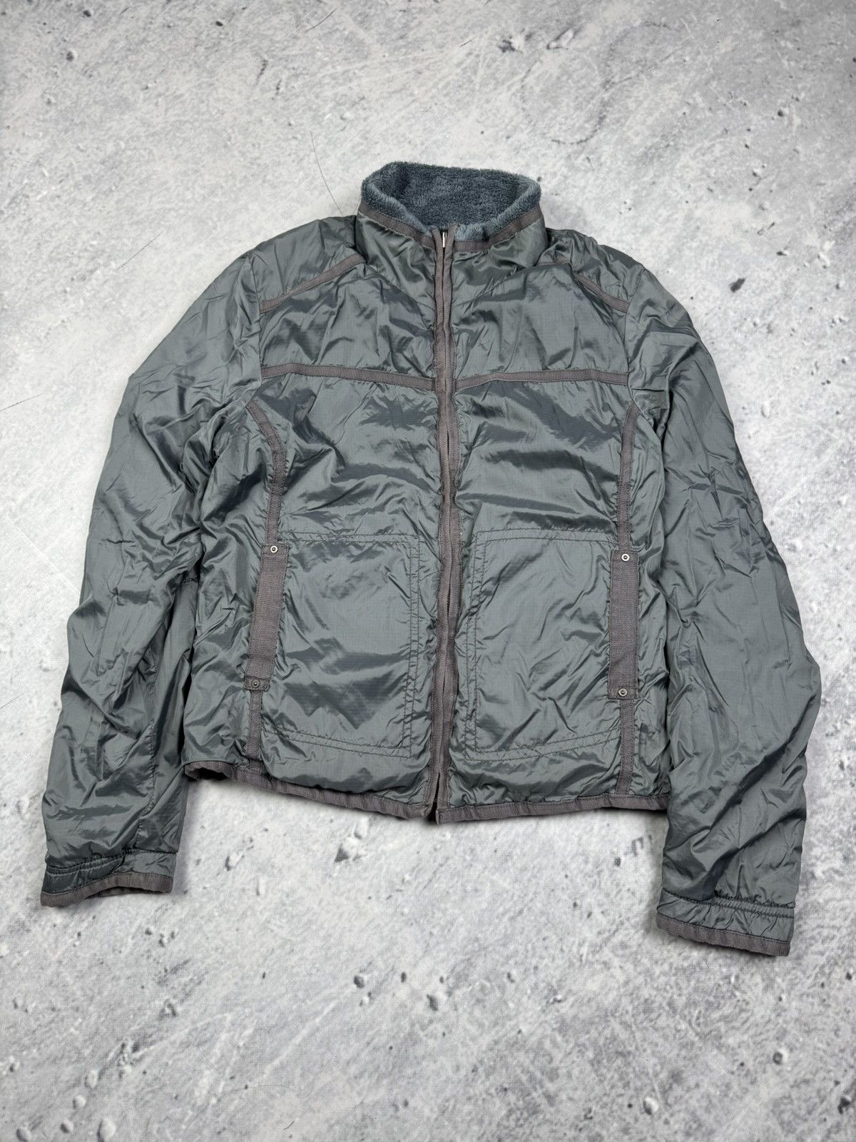 Vintage Vintage two sided wmns Y2K jacket sherpa fleece Niles Size L / US 10 / IT 46 - 2 Thumbnail