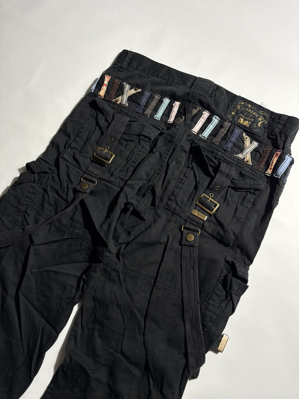 Japanese Brand ARCHIVAL BONDAGE ZEROSAI 2002 JAPAN DOUBLE WAIST CARGO PANTS Size US 34 / EU 50 - 6 Thumbnail
