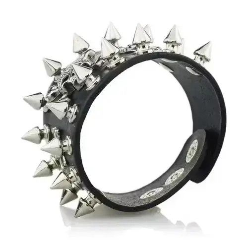 Japanese Brand Spikes Rivet Skeleton Bracelets Bangles Size ONE SIZE - 3 Thumbnail