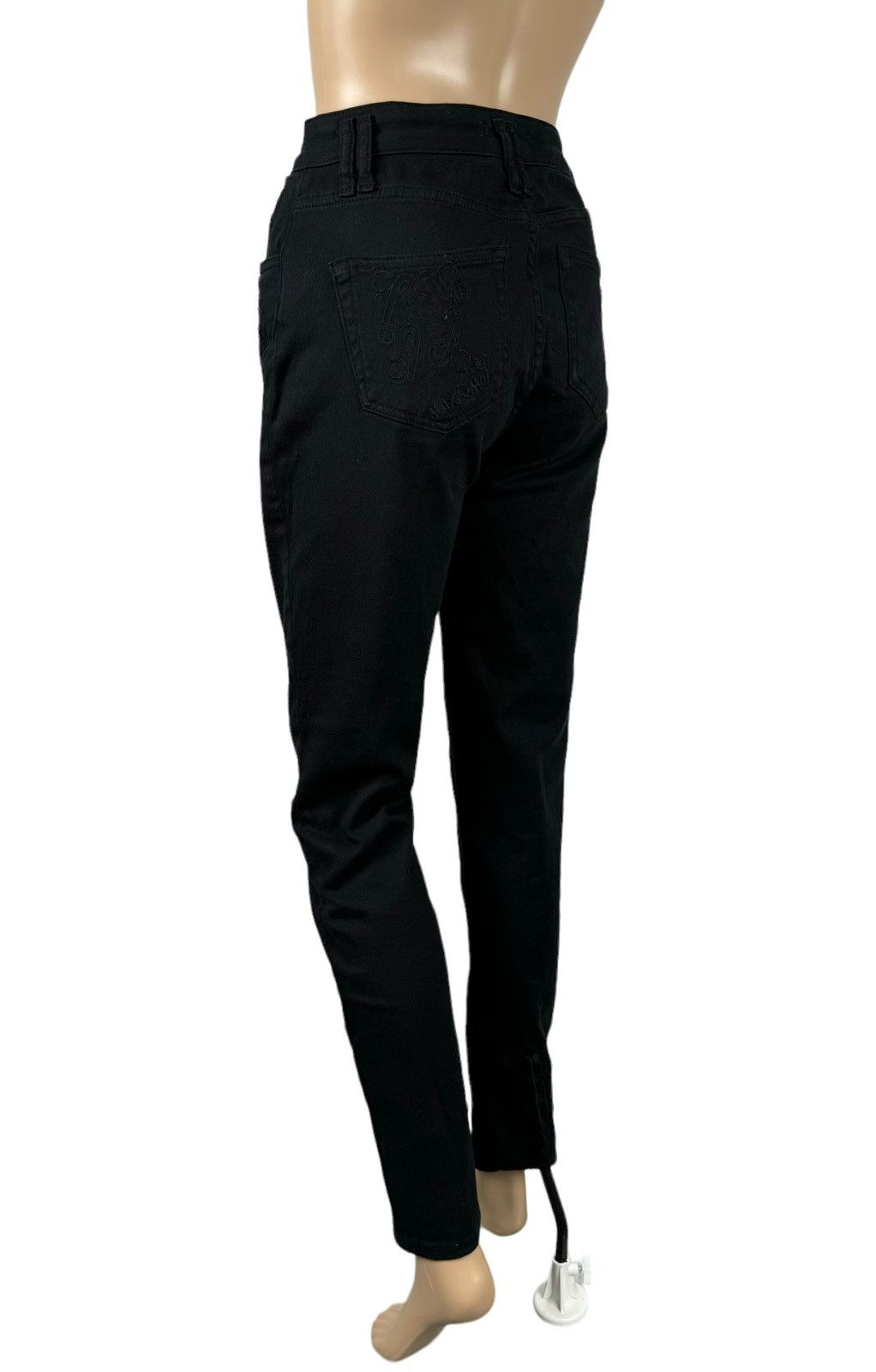 Designer Max&Moi Black Jeans Embroidered Sweet Collection size 38 Size 26" / US 2 / IT 38 - 7 Thumbnail