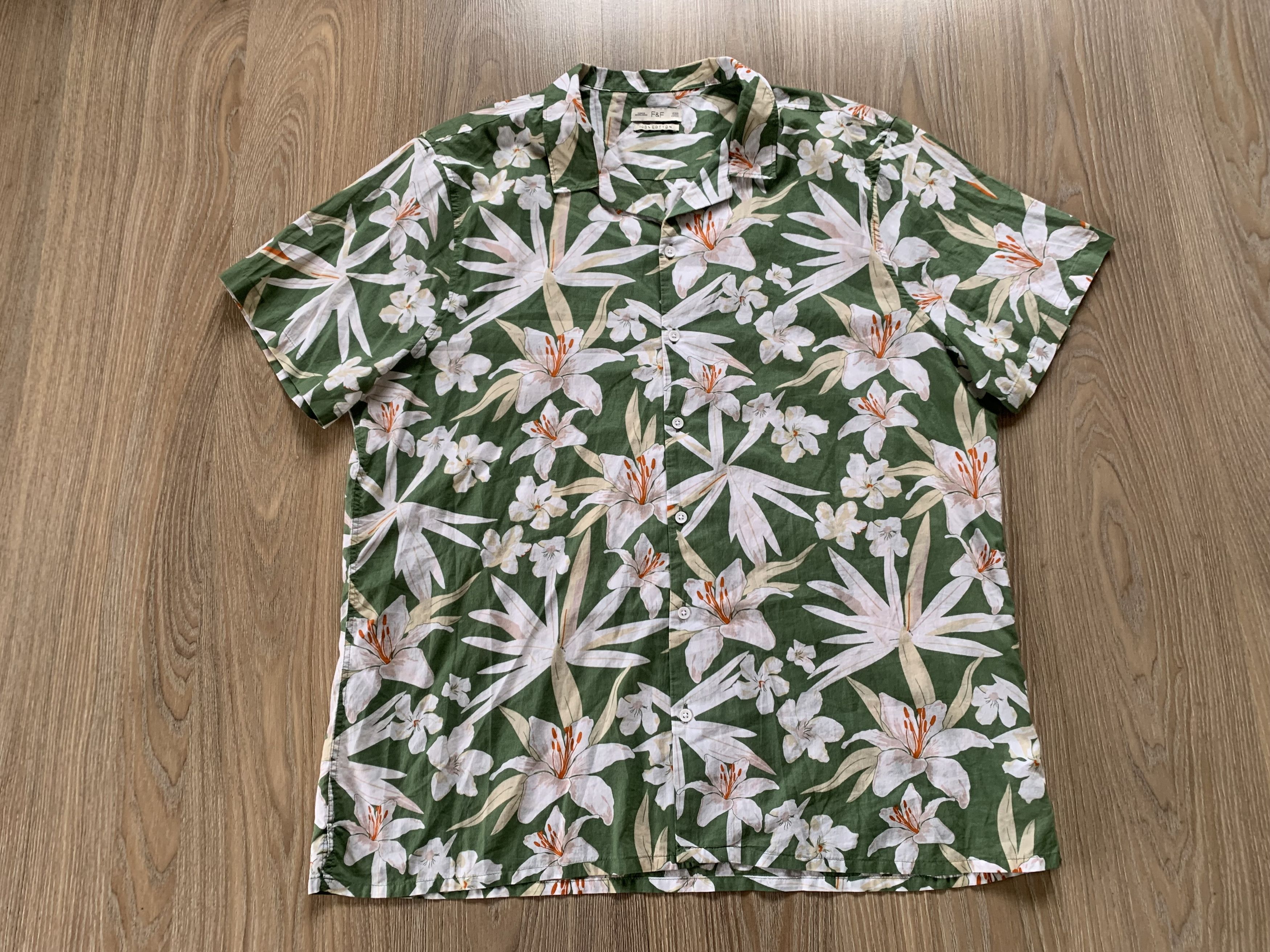 Other F&F Cotton Printed Hawaiian Shirt Size US XXL / EU 58 / 5 - 2 Thumbnail