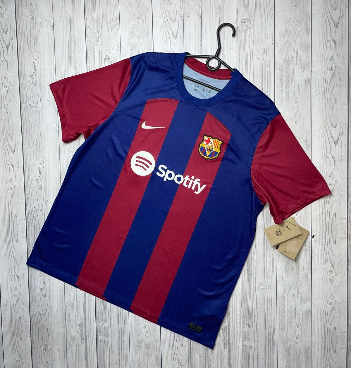 Nike Nike Barcelona soccer jersey size XXL logo striped Size US XXL / EU 58 / 5 - 1 Thumbnail