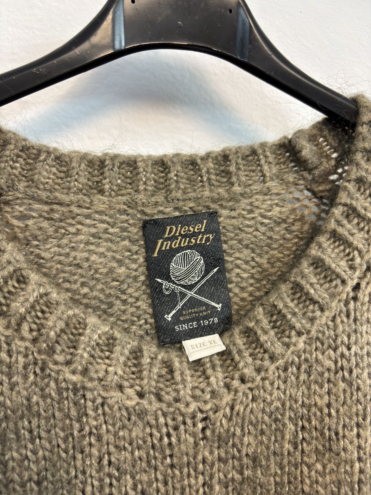 トップス 80-90s archive mohair knit sweater 1980s-90s Chunky Knit Mohair Sweater | Boardwalk Vintage
