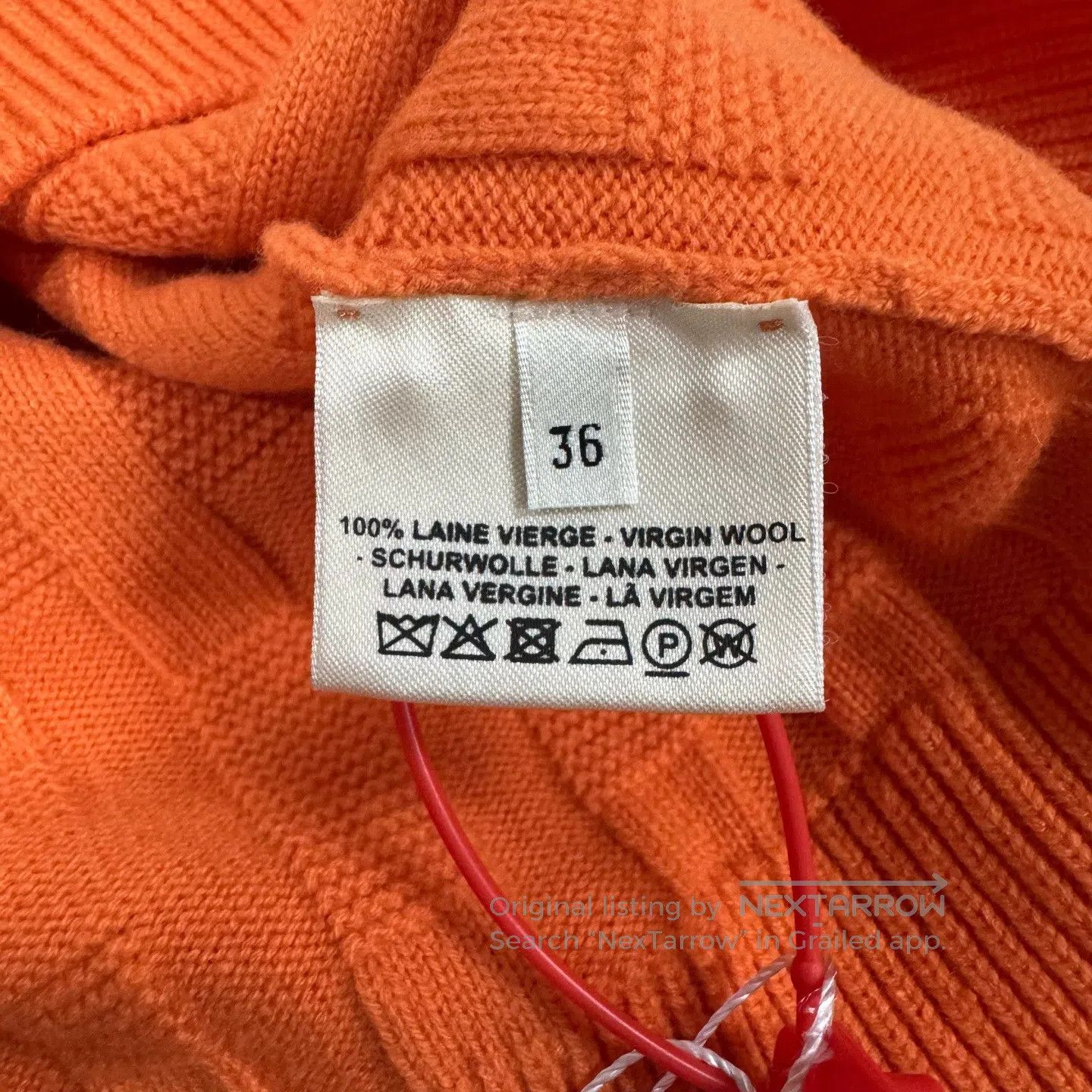Hermes Hermes Large H-pattern jacquard round-neck knit sweater| Size S / US 4 / IT 40 - 7 Thumbnail