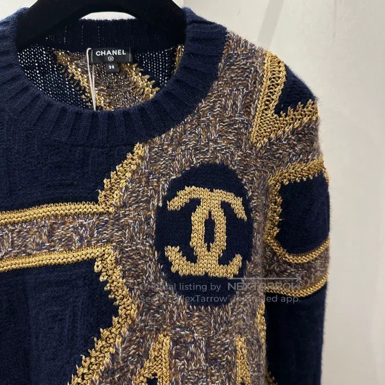 Chanel Chanel Castle Series Logo Cashmere Sweater Size XS / US 0-2 / IT 36-38 - 6 Thumbnail
