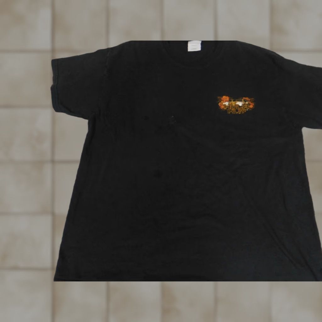 Hanes Hanes Lake Austin Mens Shirt XL Black Short Sleeve Crew Neck Logo T-Shirt Regular Breathable Vintage: No Size US XL / EU 56 / 4 - 1 Thumbnail