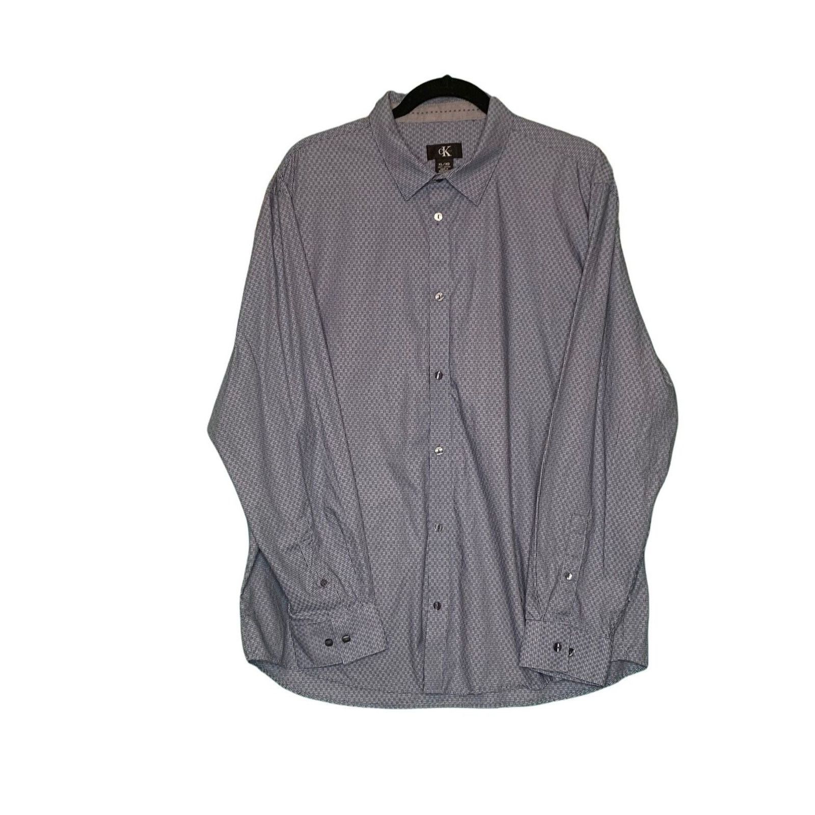 Calvin Klein Calvin Klein buttoned up long sleeves dress shirt size XL Size US XL / EU 56 / 4 - 1 Thumbnail