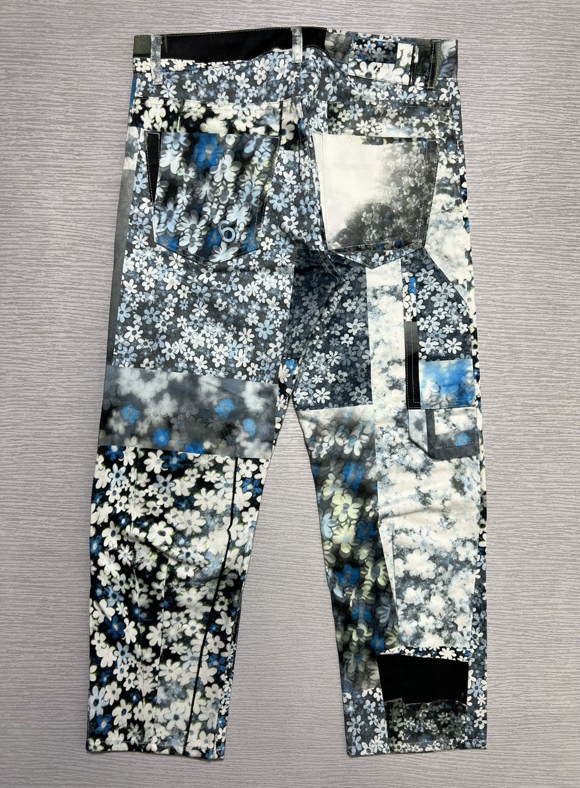MM6 Maison Margiela MM6 - S/S 16’ - Flower Patchwork Pants Size US 28 / EU 44 - 2 Thumbnail