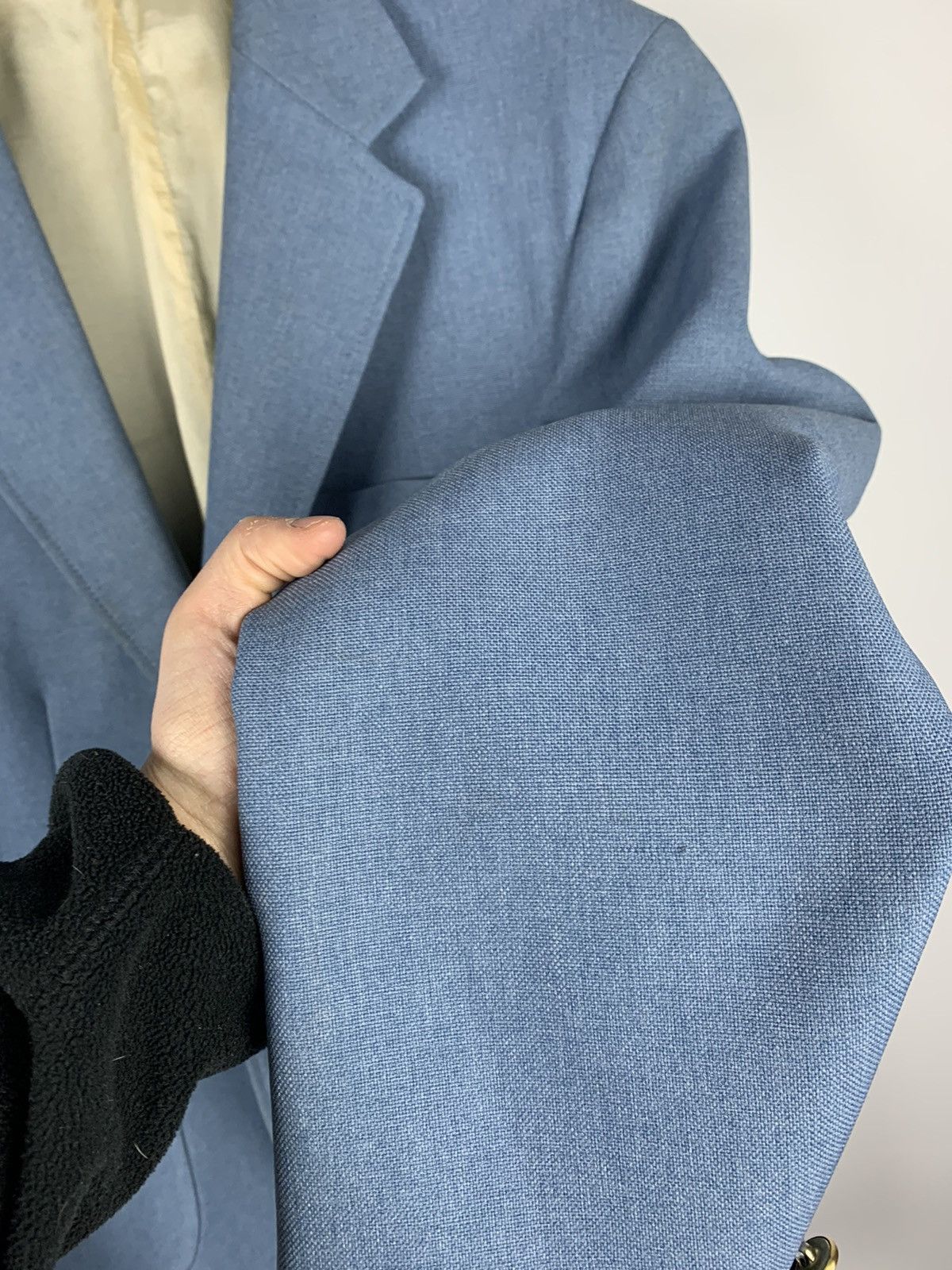 Levi's × Vintage Vintage Levis Panatela Blazer Casual Sport Blue 80’s Rare Size 42R - 15 Thumbnail