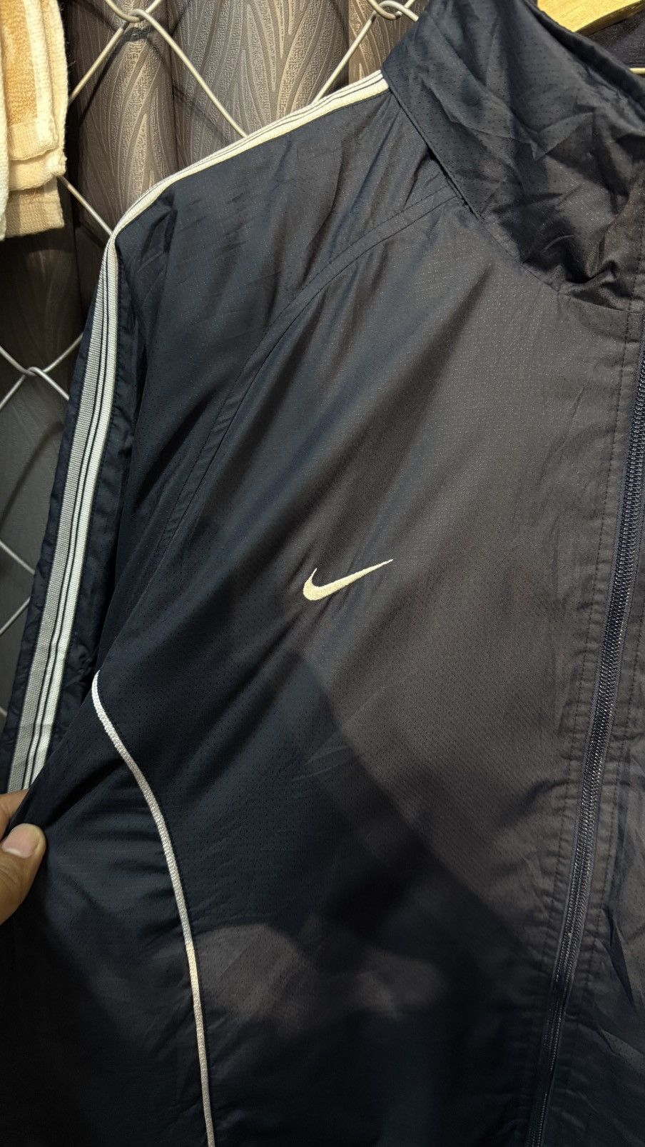 Nike Y2K NIKE OUTERWEAR WINDBREAKER Size US L / EU 52-54 / 3 - 4 Thumbnail