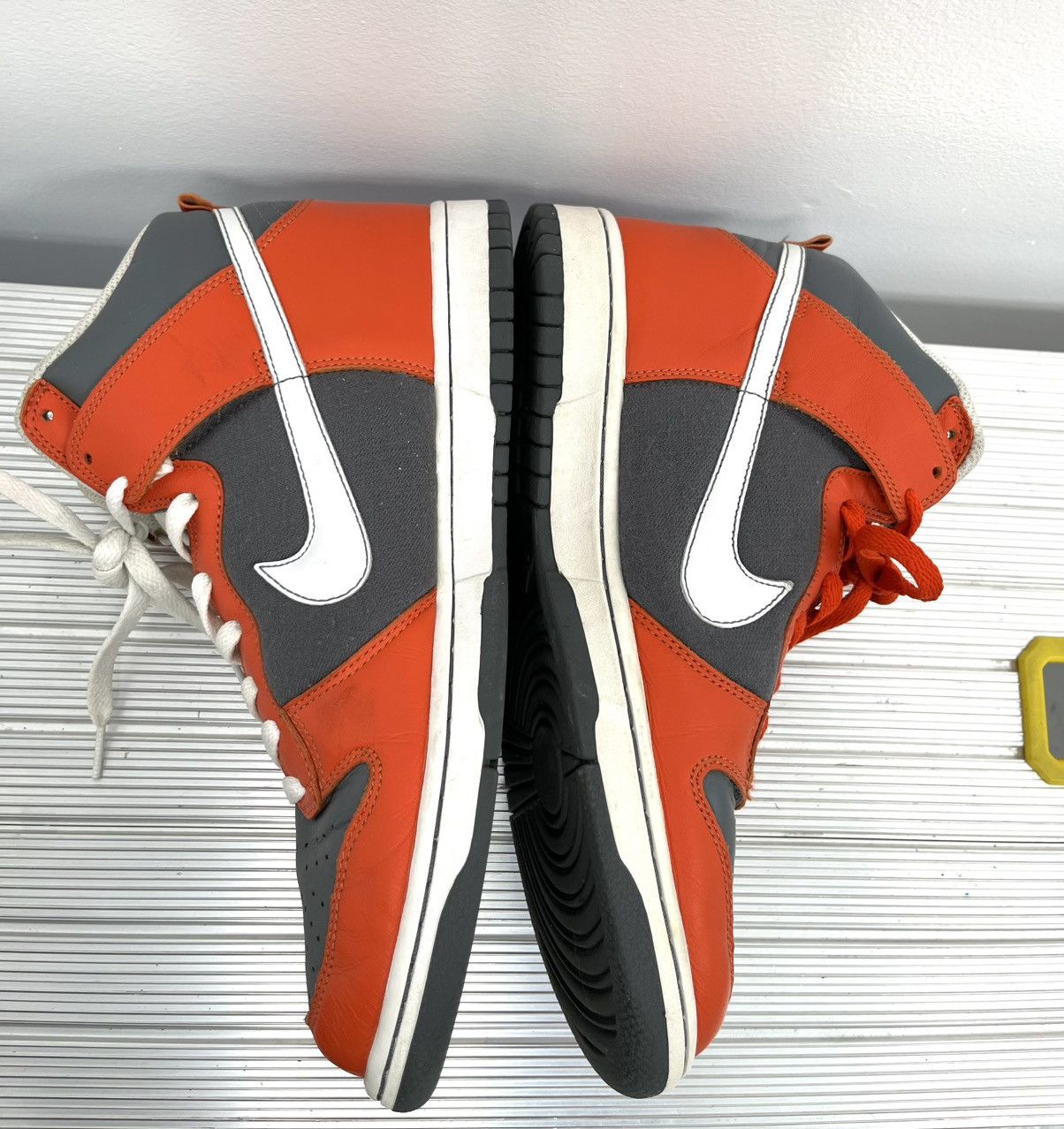 Nike Nike Dunk High College Orange Flint Gray Syracuse 2006 Size US 10 / EU 43 - 8 Thumbnail