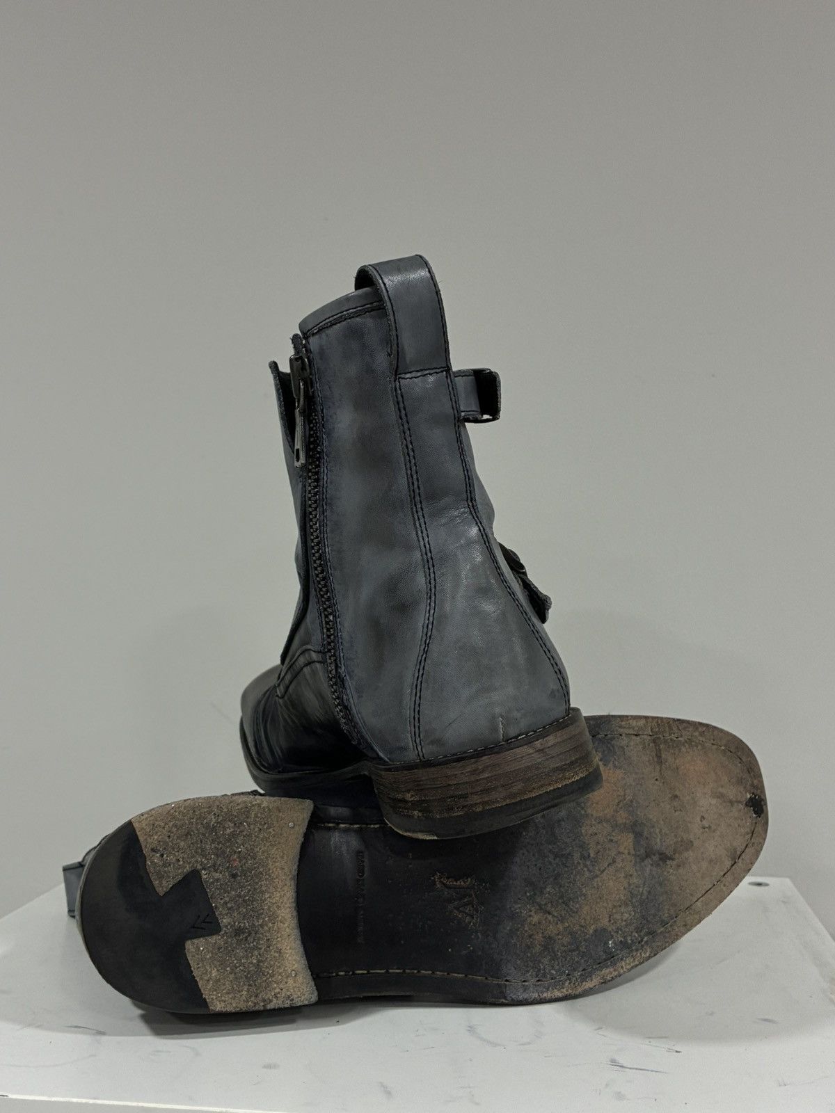 John Varvatos Fleetwood Triple Monk Boot Size 11 Size US 11 / EU 44 - 13 Thumbnail