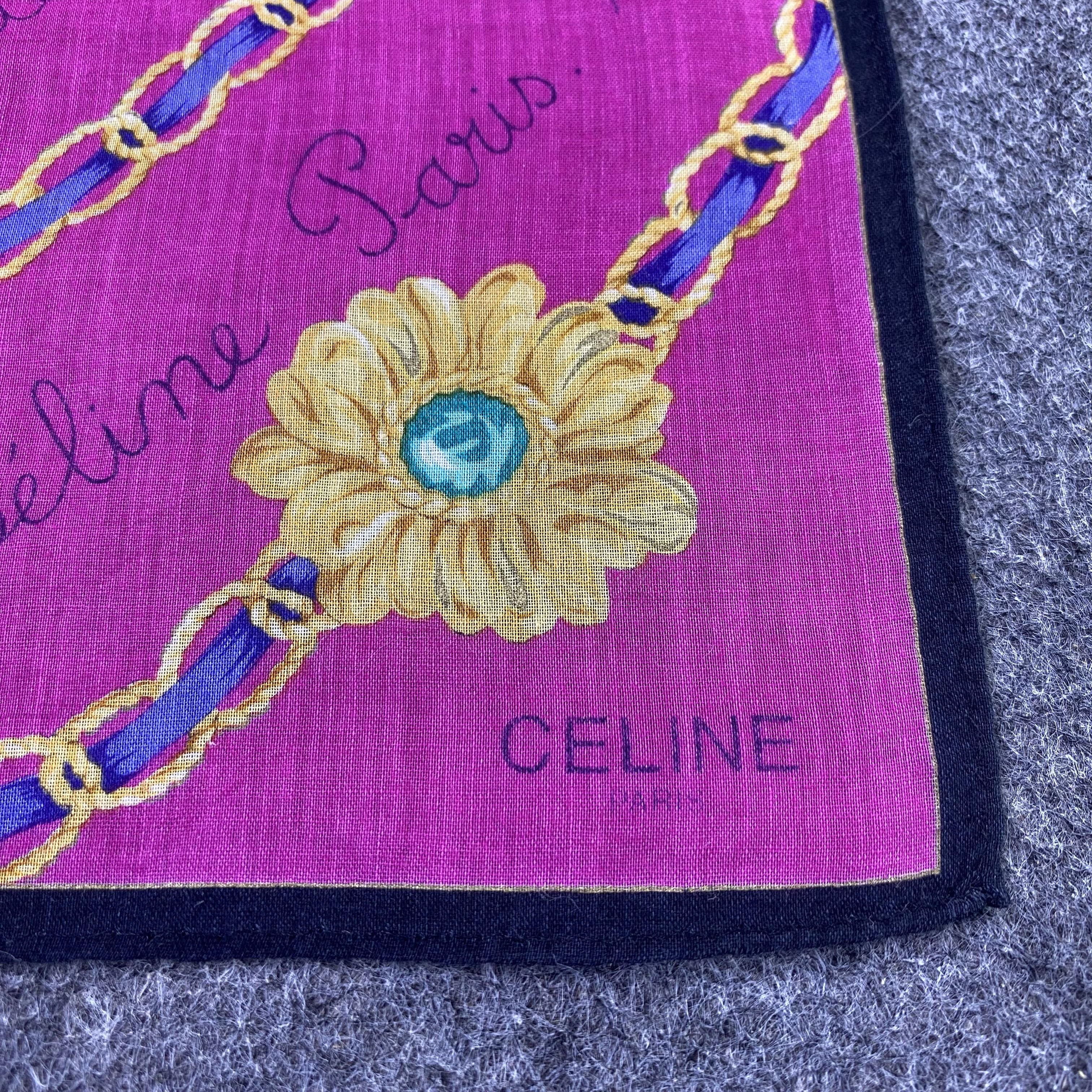 Celine Celine Handkerchief / Bandana / Neckerchief-B2287 Size ONE SIZE - 7 Thumbnail