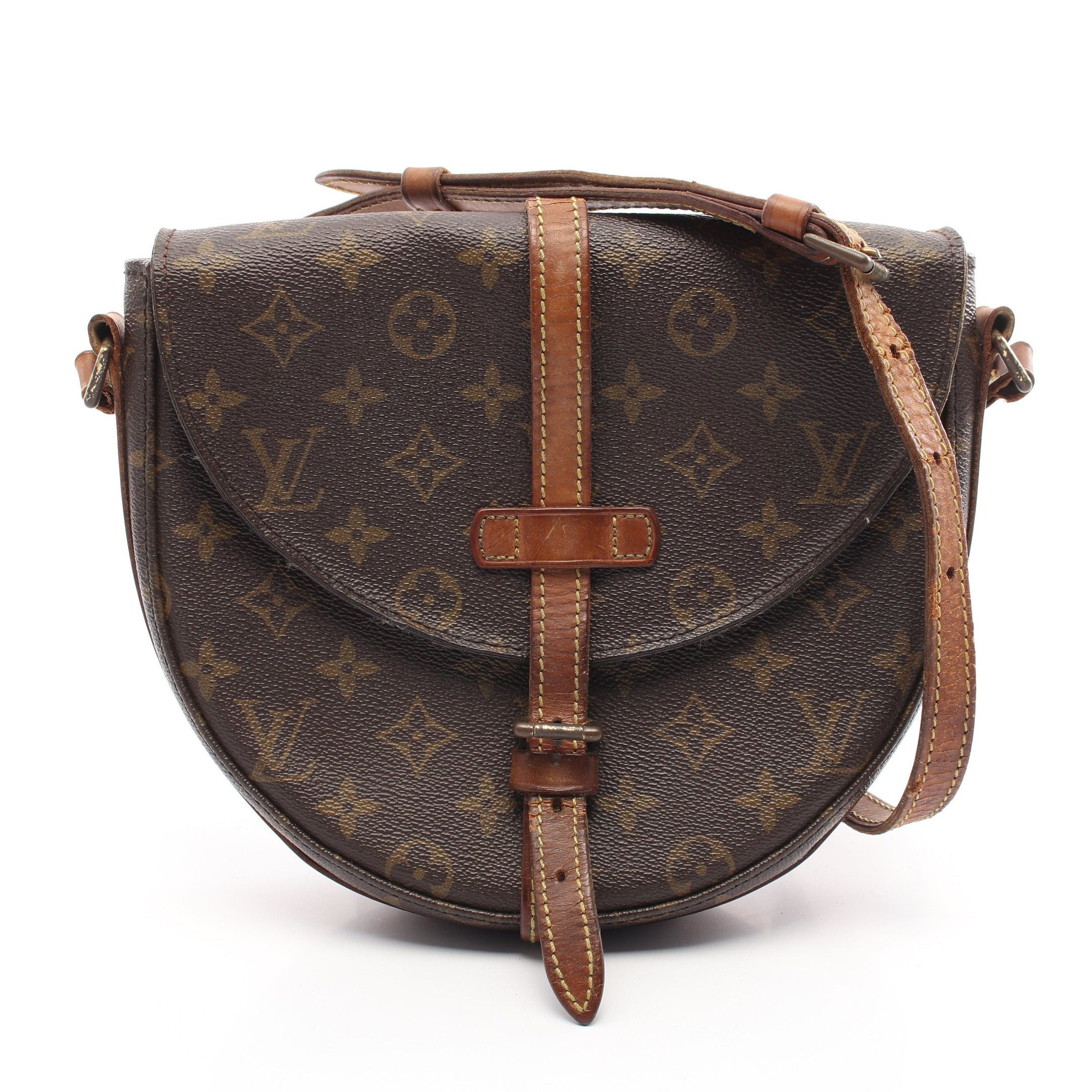 Louis Vuitton Louis Vuitton Shanti Mm Monogram Shoulder Bag Leather Brown Size ONE SIZE - 1 Thumbnail
