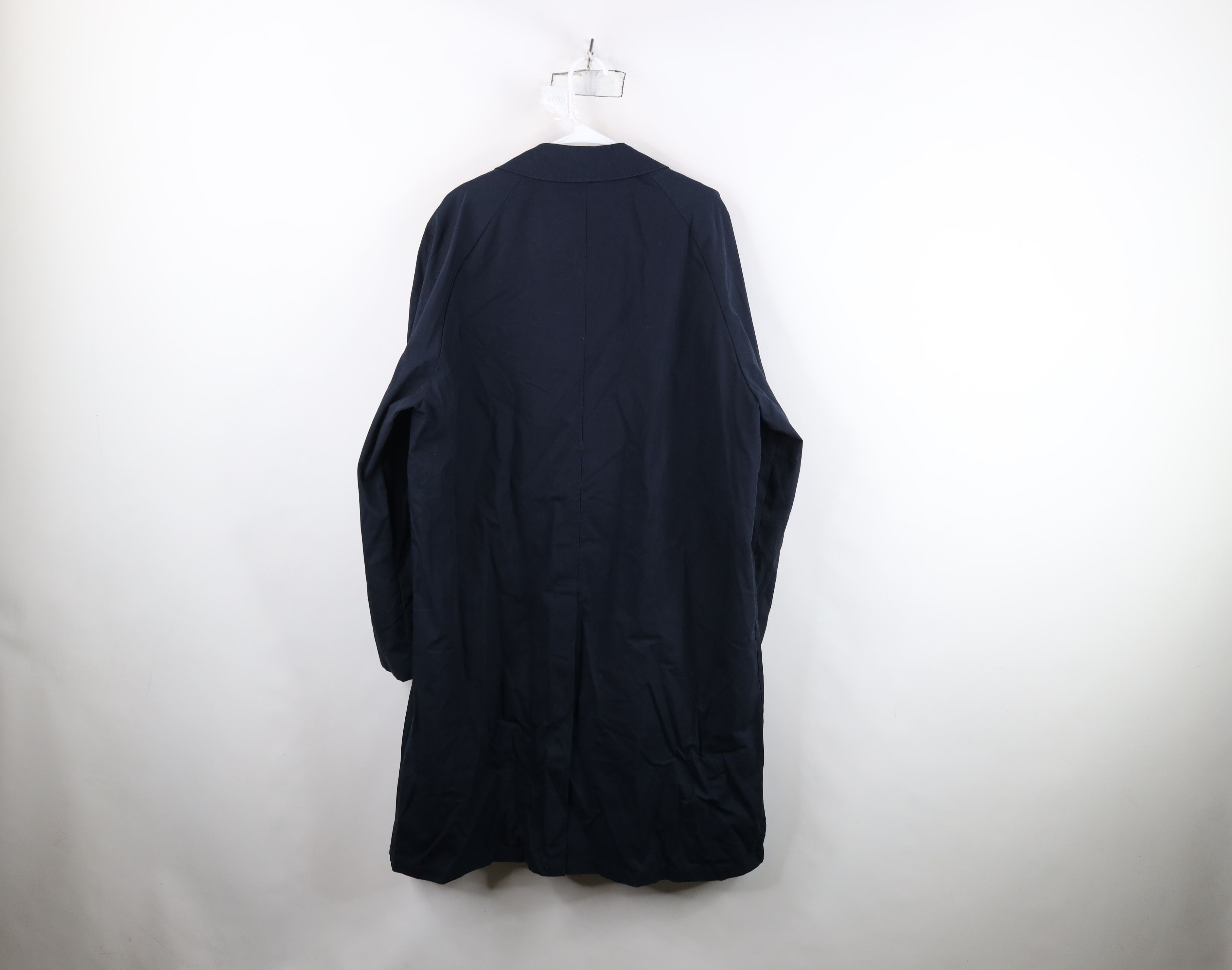 Vintage Vintage 70s Streetwear Lined Trench Coat Rain Jacket Blue Size US XXL / EU 58 / 5 - 13 Thumbnail