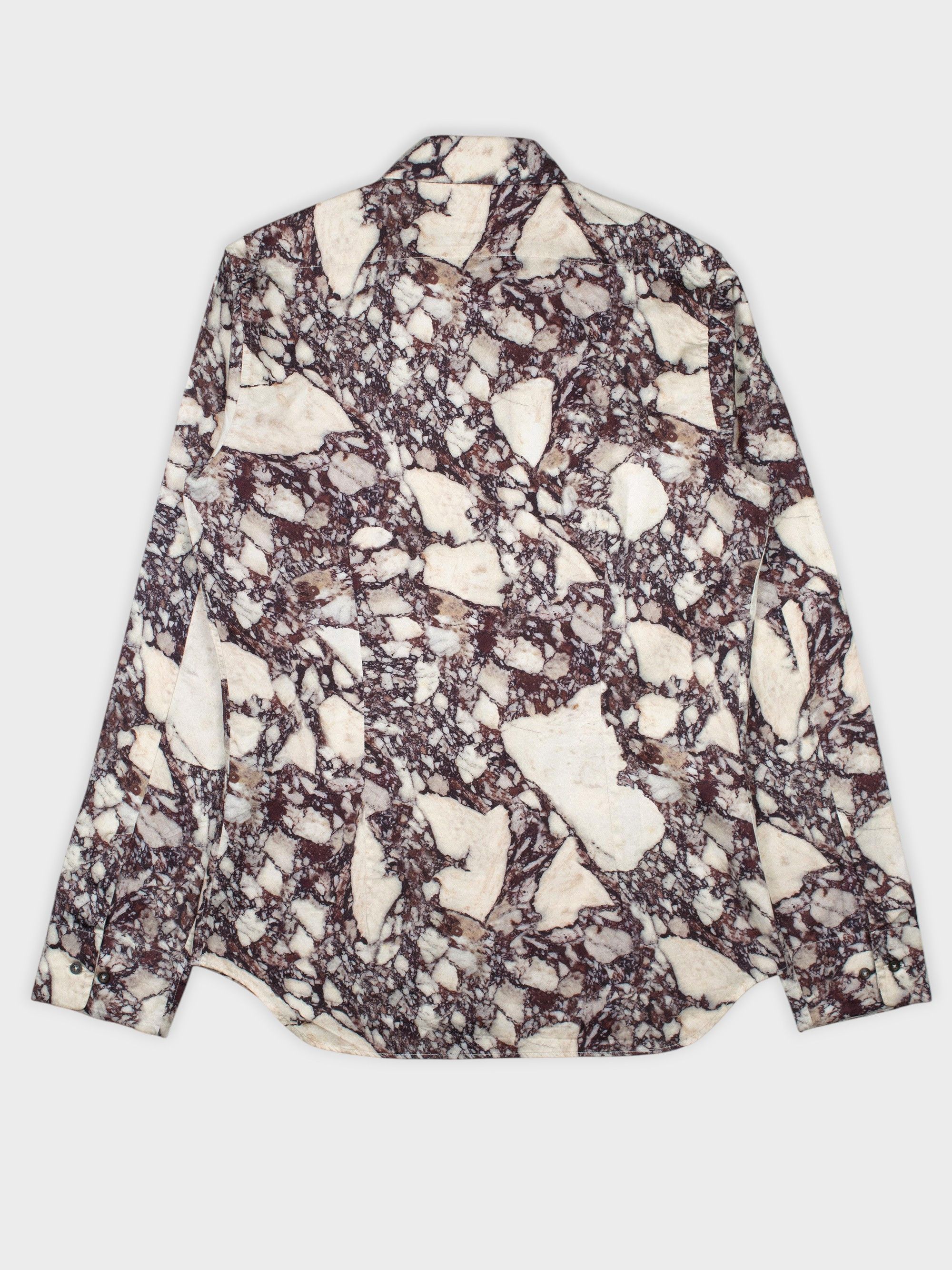 Jil Sander Jil Sander by Raf Simons - A/W 2008 - marble shirt Size US S / EU 44-46 / 1 - 2 Thumbnail