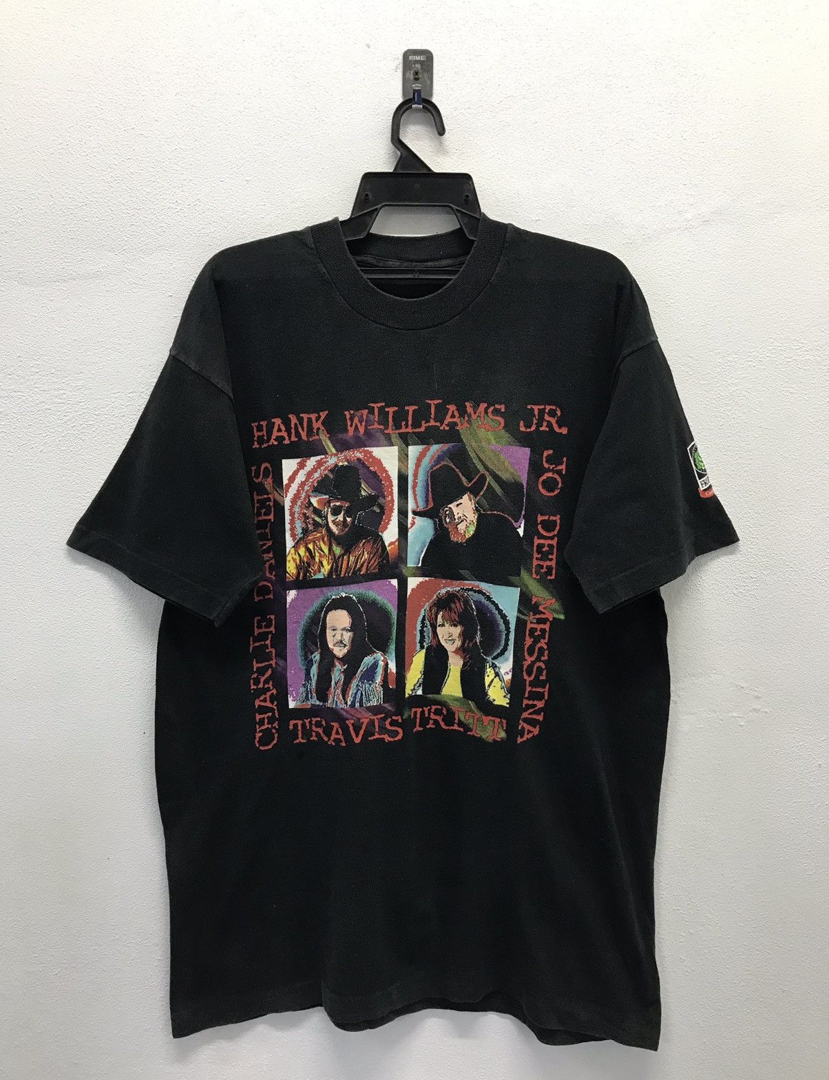Band Tees × Fruit Of The Loom × Vintage Vintage Country Comfort Tour T-Shirt 90s Hank Williams Tritt Size US L / EU 52-54 / 3 - 1 Thumbnail