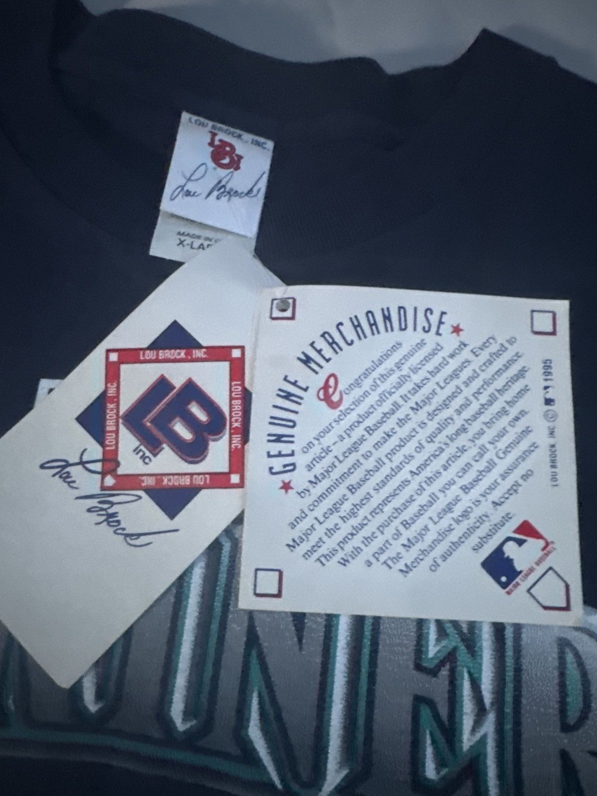 MLB × Vintage 1997 Seattle Mariners 20th Anniversary T-Shirt Size US XL / EU 56 / 4 - 4 Thumbnail