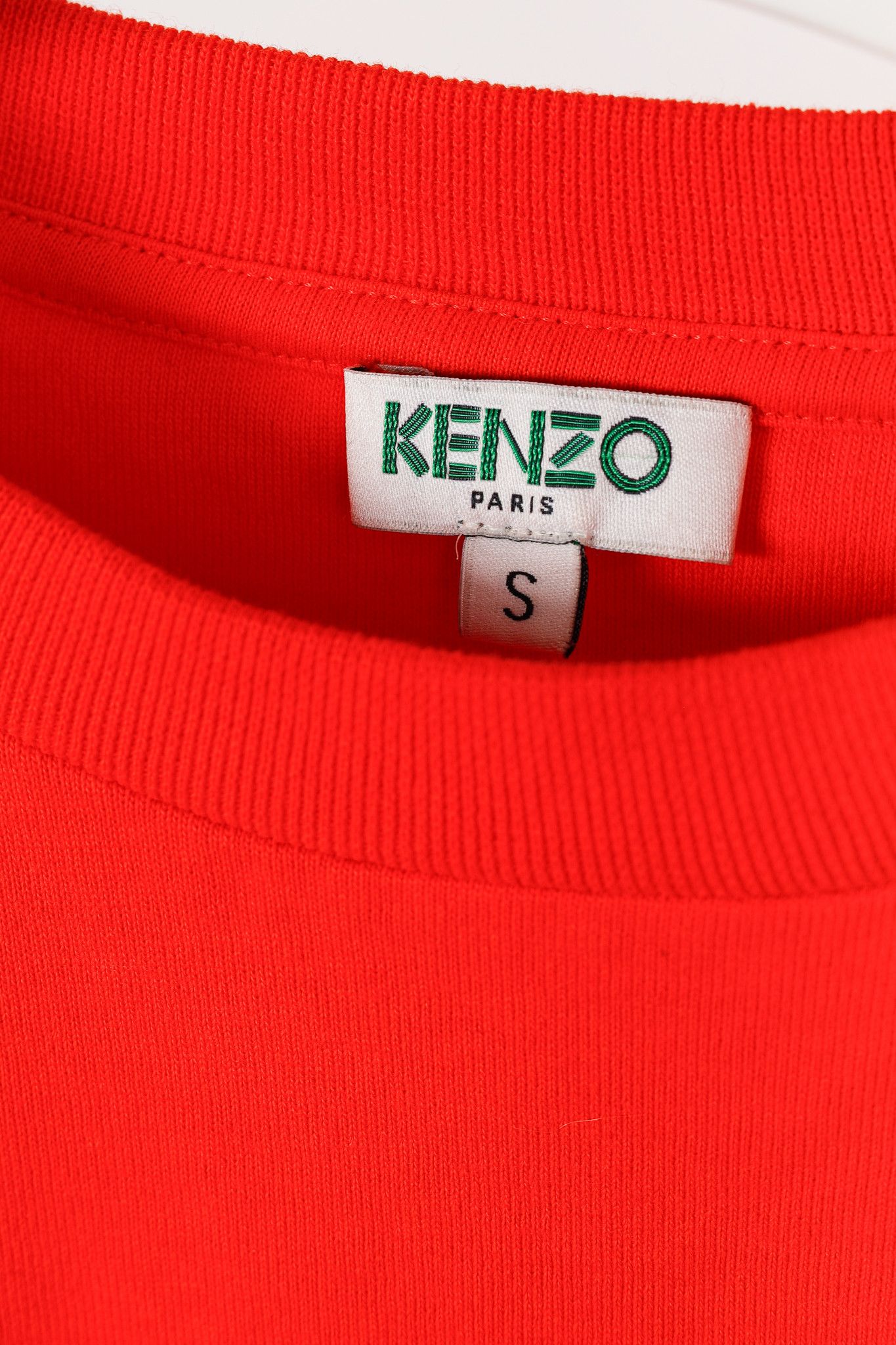 Kenzo KENZO Red Cotton Cuff Print Tee Size US S / EU 44-46 / 1 - 4 Thumbnail