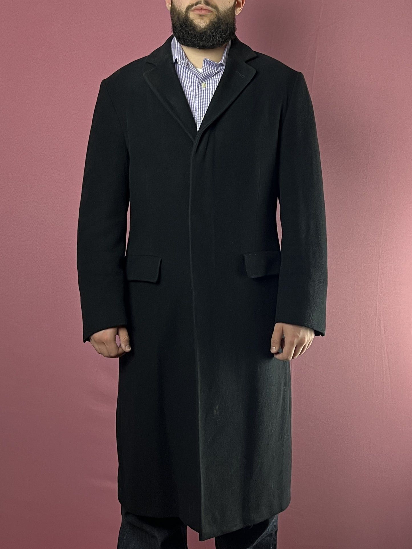 Burberry Burberry Vintage Men's Wool/Cashmere Coat - L Size US L / EU 52-54 / 3 - 2 Thumbnail