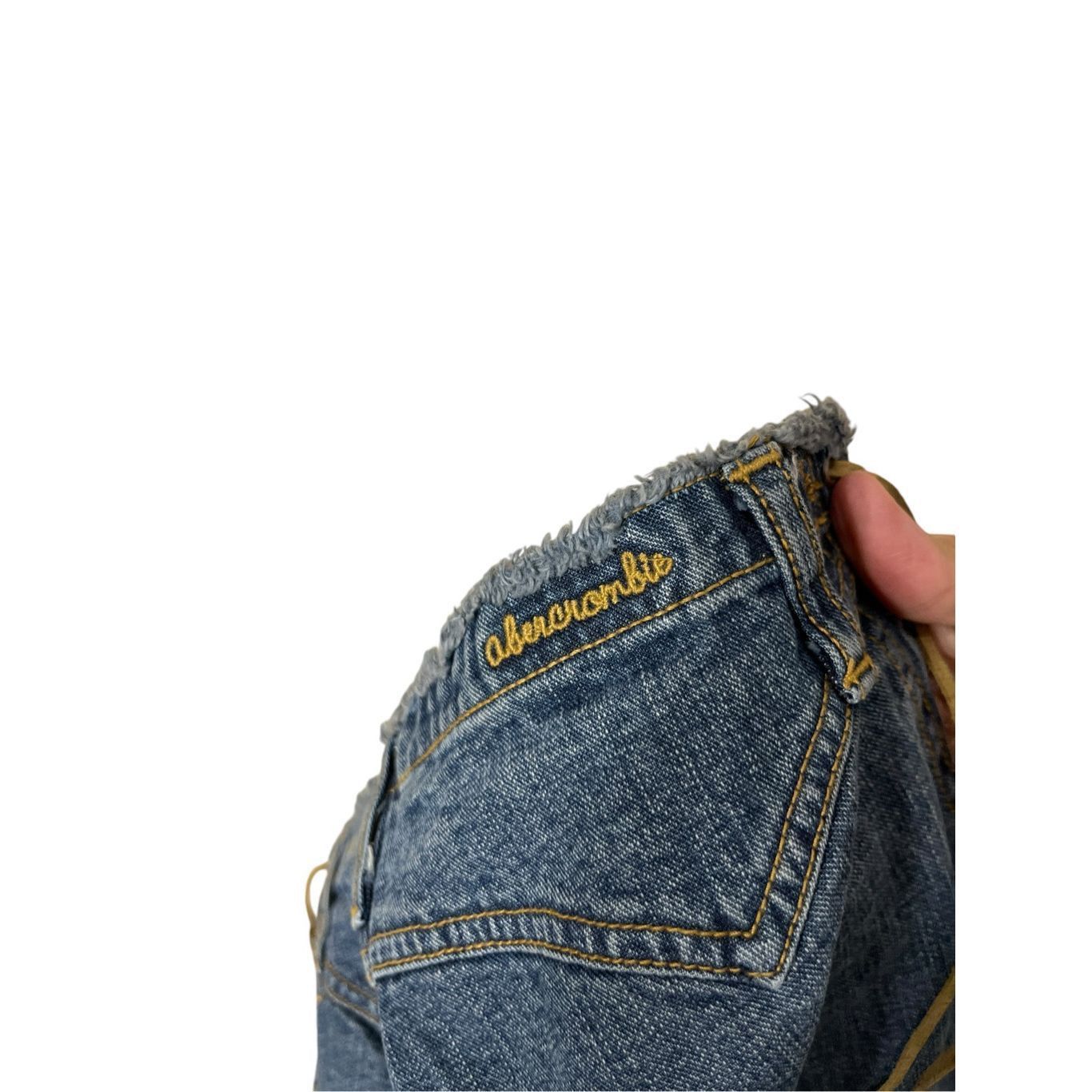 Abercrombie & Fitch Vintage Abercrombie & Fitch Y2K Lace Up Capri Jeans Size 27" / US 4 / IT 40 - 7 Thumbnail