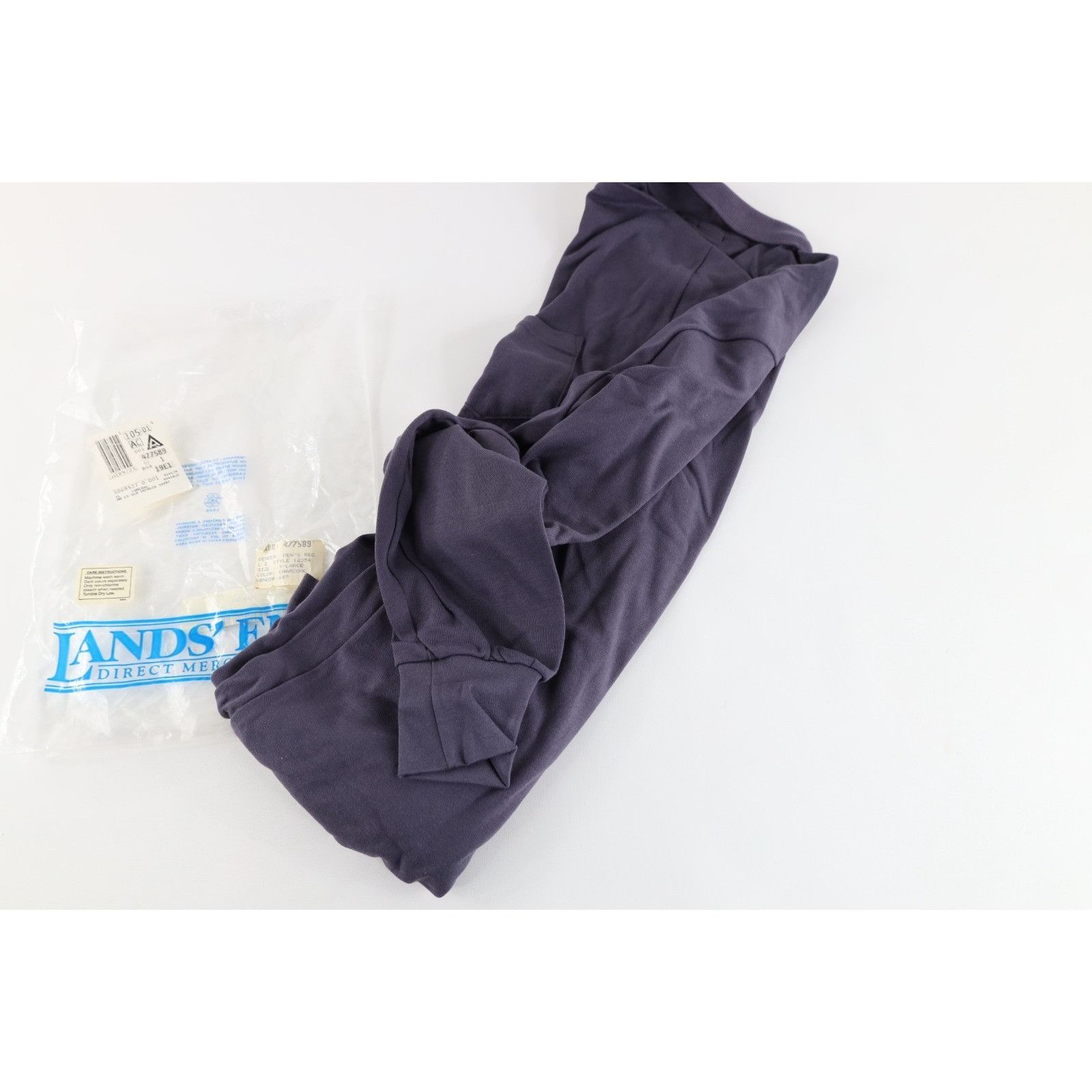 Lands' End Deadstock Vintage 90s Lands End Soft Cotton Long Sleeve Polo Size US XL / EU 56 / 4 - 5 Thumbnail