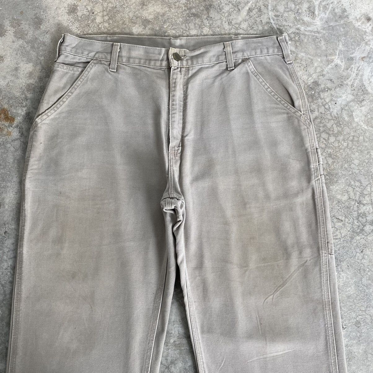 Carhartt Vintage Carhartt Desert Grey Carpenter Workwear Pants Size US 36 / EU 52 - 4 Thumbnail