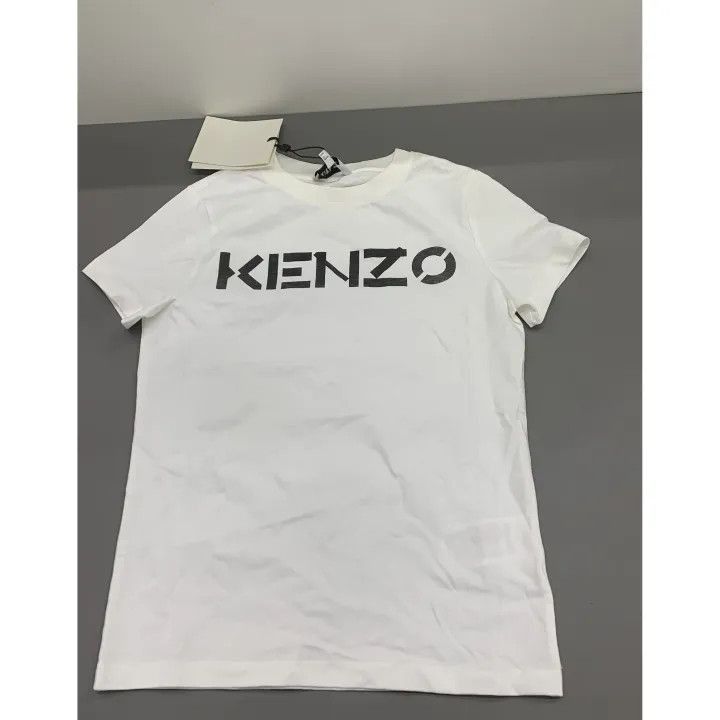 Kenzo KENZO Logo Print Casual Short Sleeve T-Shirt -2507 Size XS / US 0-2 / IT 36-38 - 4 Thumbnail
