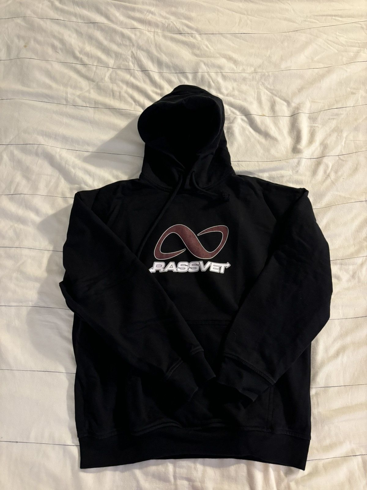 image of Paccbet Rassvet Printed Hoodie Black, Men's (Size Large)