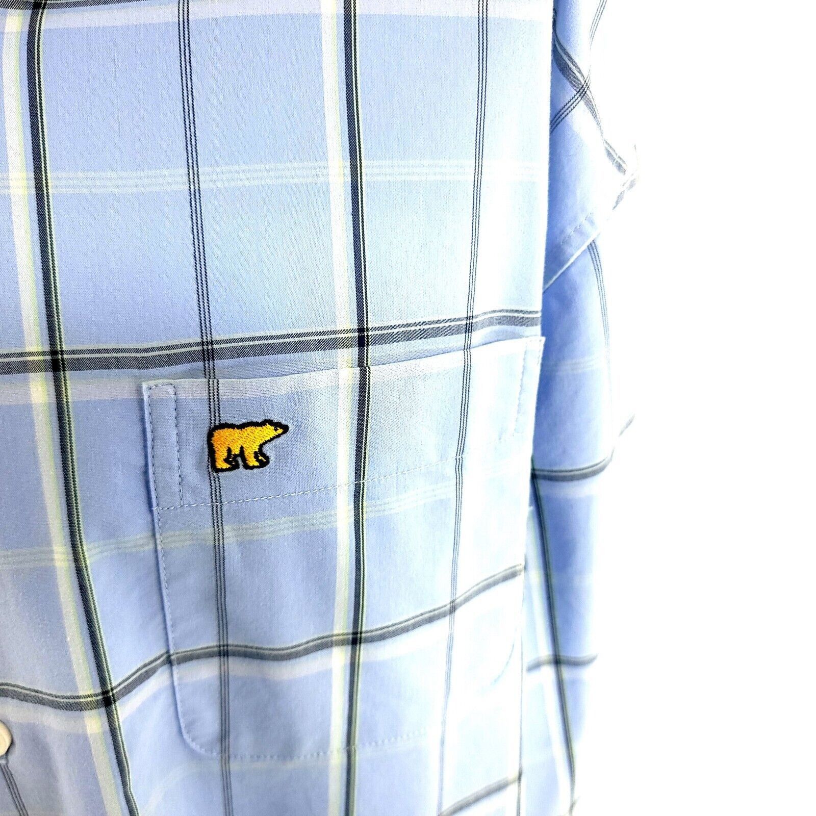 Designer Jack Nicklaus XL Blue Green Windowpane Pocket Front Button D Size US XL / EU 56 / 4 - 3 Thumbnail