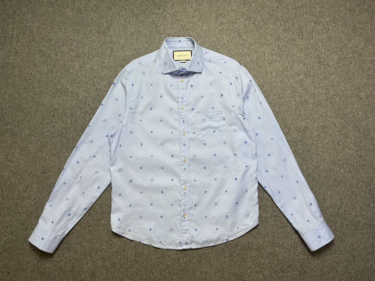 Gucci Gucci symbols shirt Size US S / EU 44-46 / 1 - 2 Thumbnail