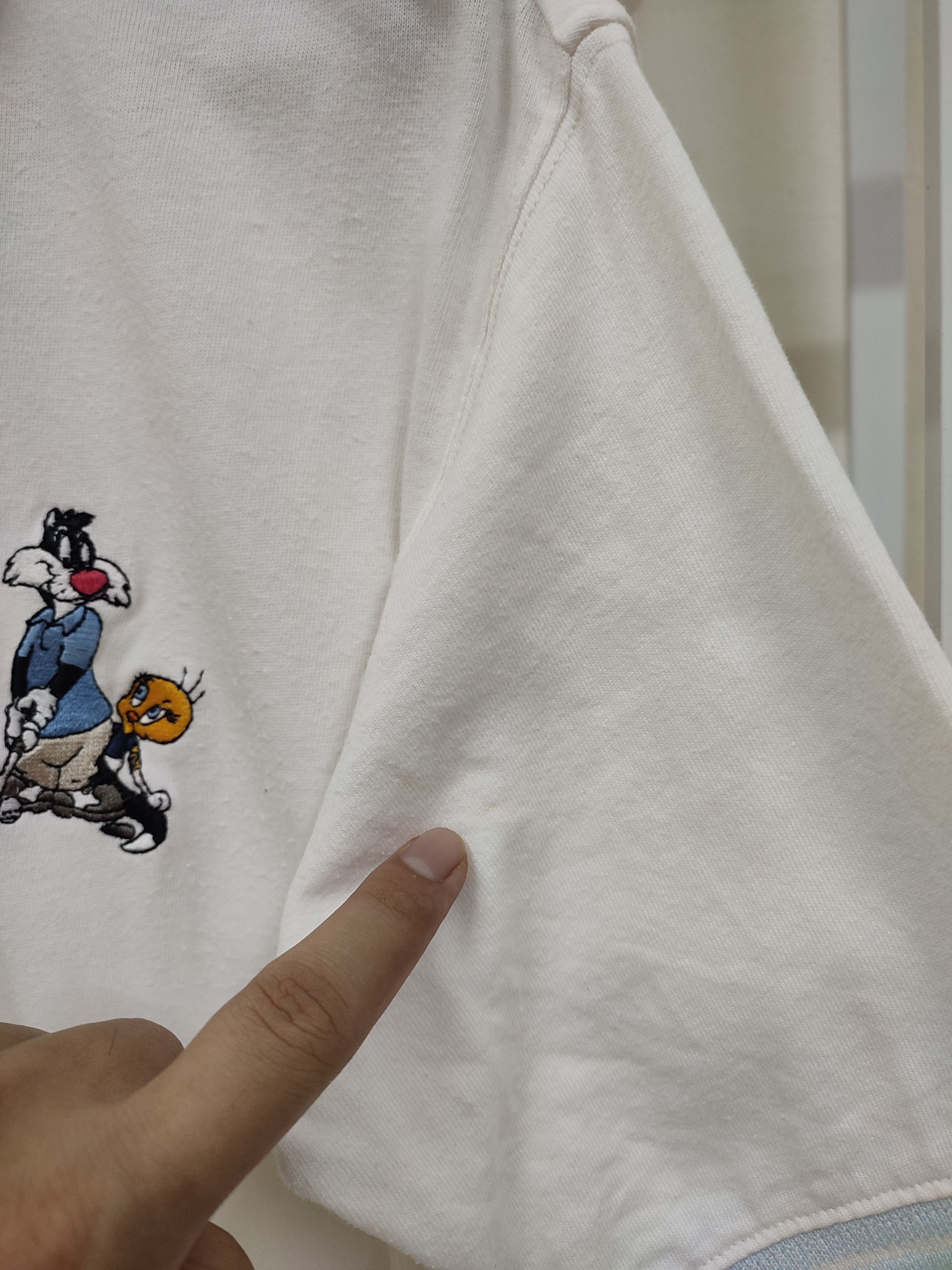 Cartoon Network × Vintage × Warner Bros Vintage 90s WARNER BROS EMBROIDERED CHARACTERS SHIRT Size M / US 6-8 / IT 42-44 - 10 Thumbnail