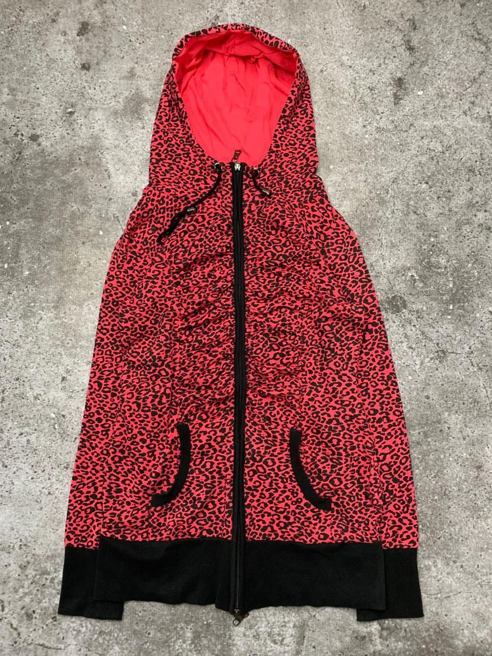 Japanese Brand Y2k Style Dosch Leopard Zipper Hoodie Size M / US 6-8 / IT 42-44 - 1 Thumbnail