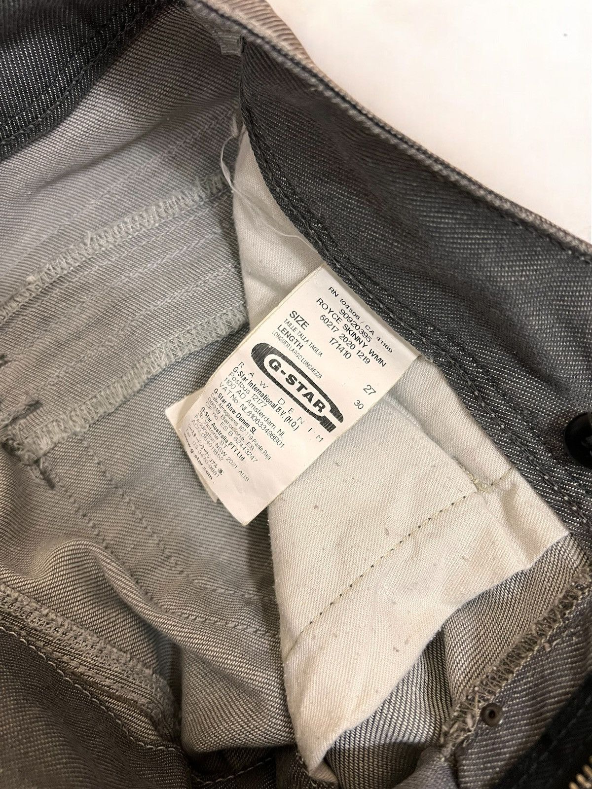 G-Star G-Star Raw Royce Skinny jeans size W27 L30 Size 27" / US 4 / IT 40 - 6 Thumbnail