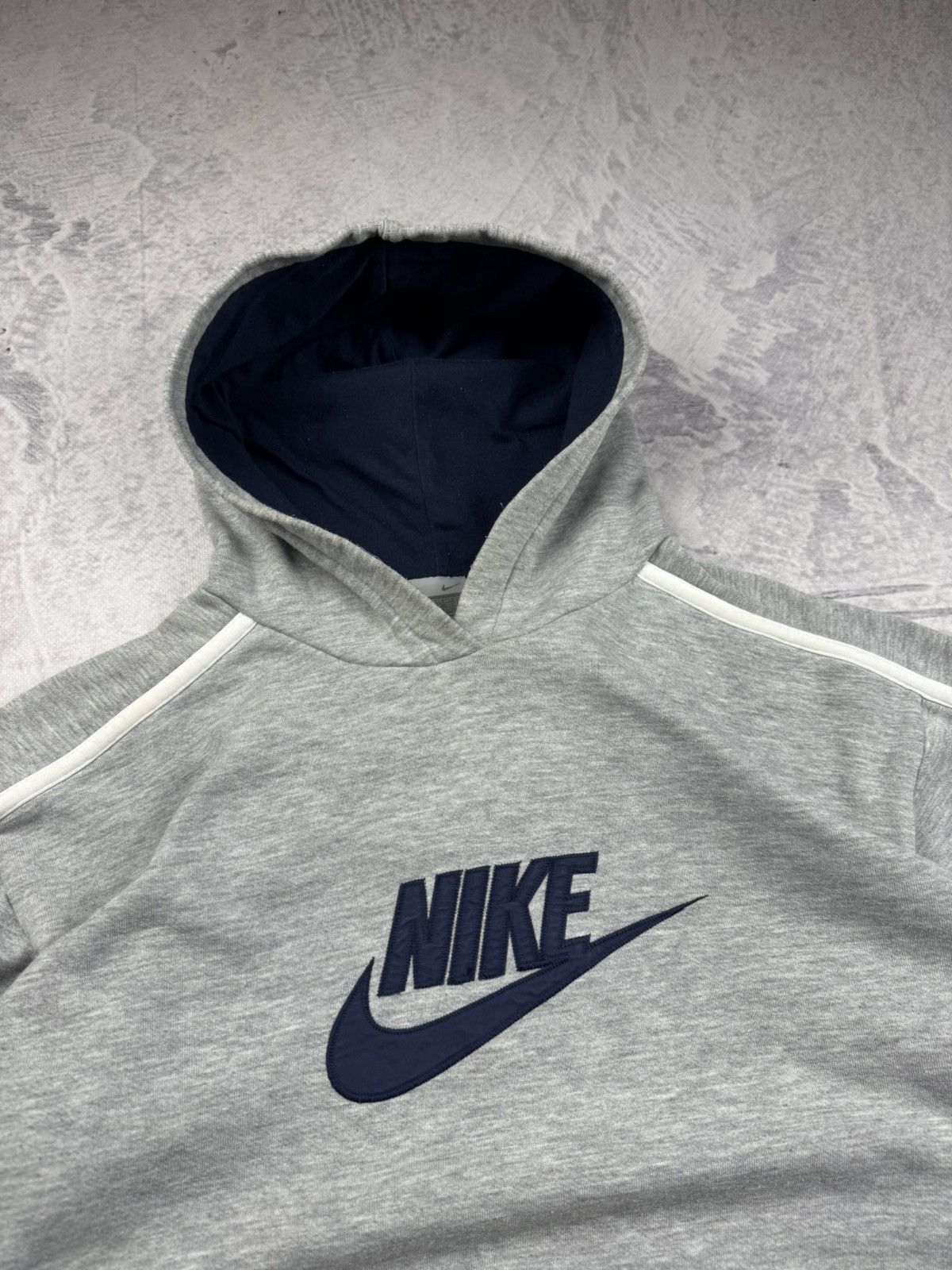 Nike × Vintage NIKE VINTAGE CENTER LOGO OVERSIZE BOXY HOODIE Size US L / EU 52-54 / 3 - 3 Thumbnail