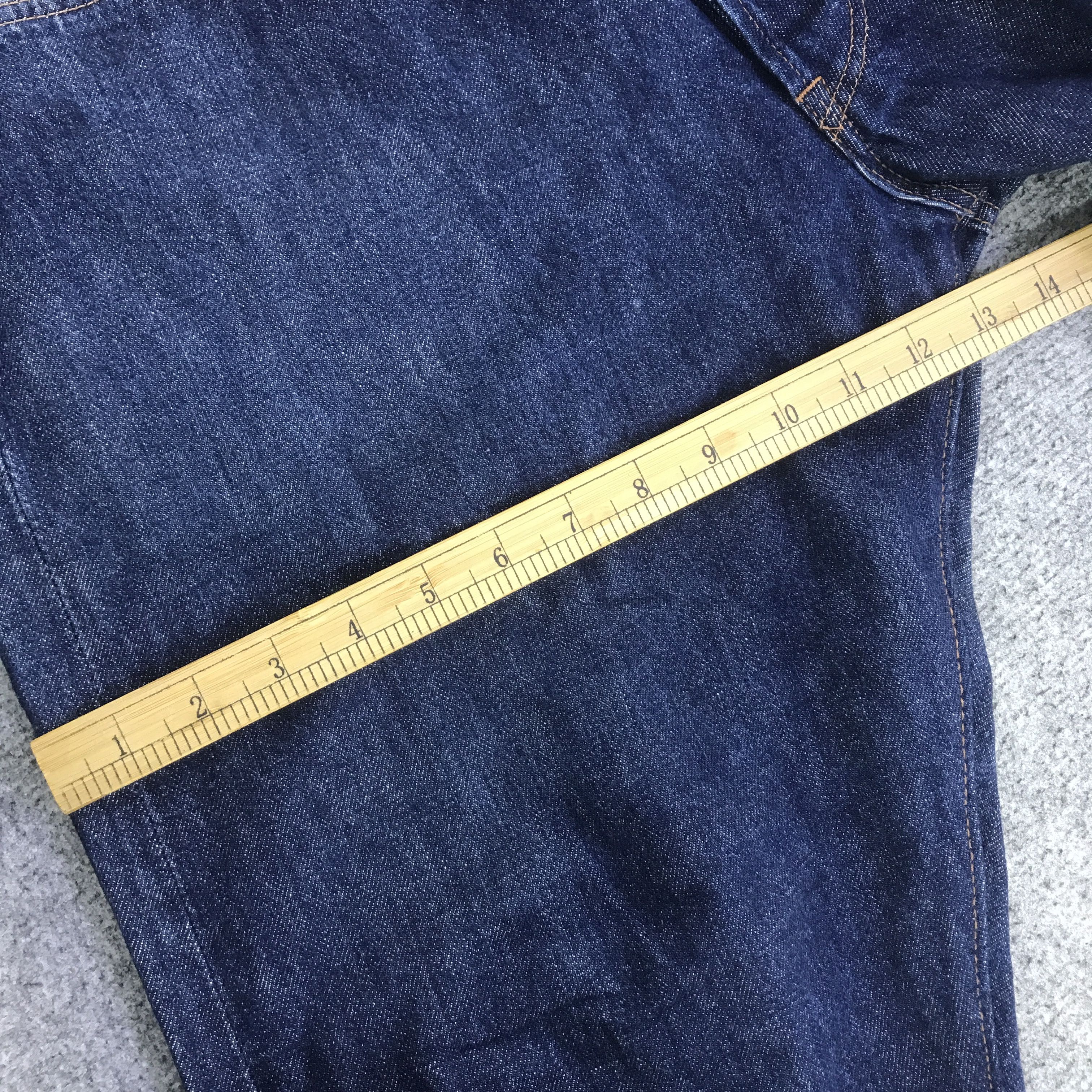 Studio D'Artisan STUDIO D'ARTISAN BLUE DENIM RED LINE DENIM PANTS K130B4 Size US 33 - 9 Thumbnail
