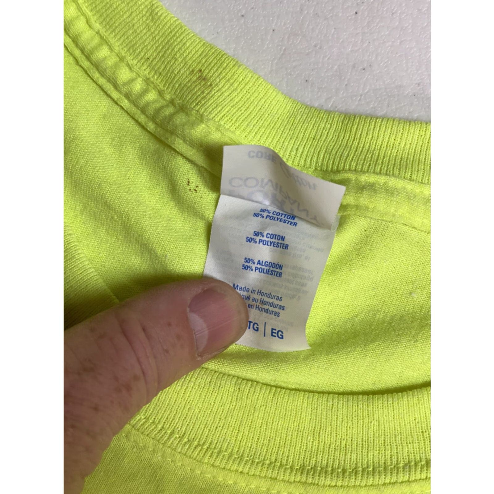 Port & Company Mens XL T-shirt Ski Gunstock Mountain Pond Skim Yellow Short Sleeve bum Size US XL / EU 56 / 4 - 4 Thumbnail