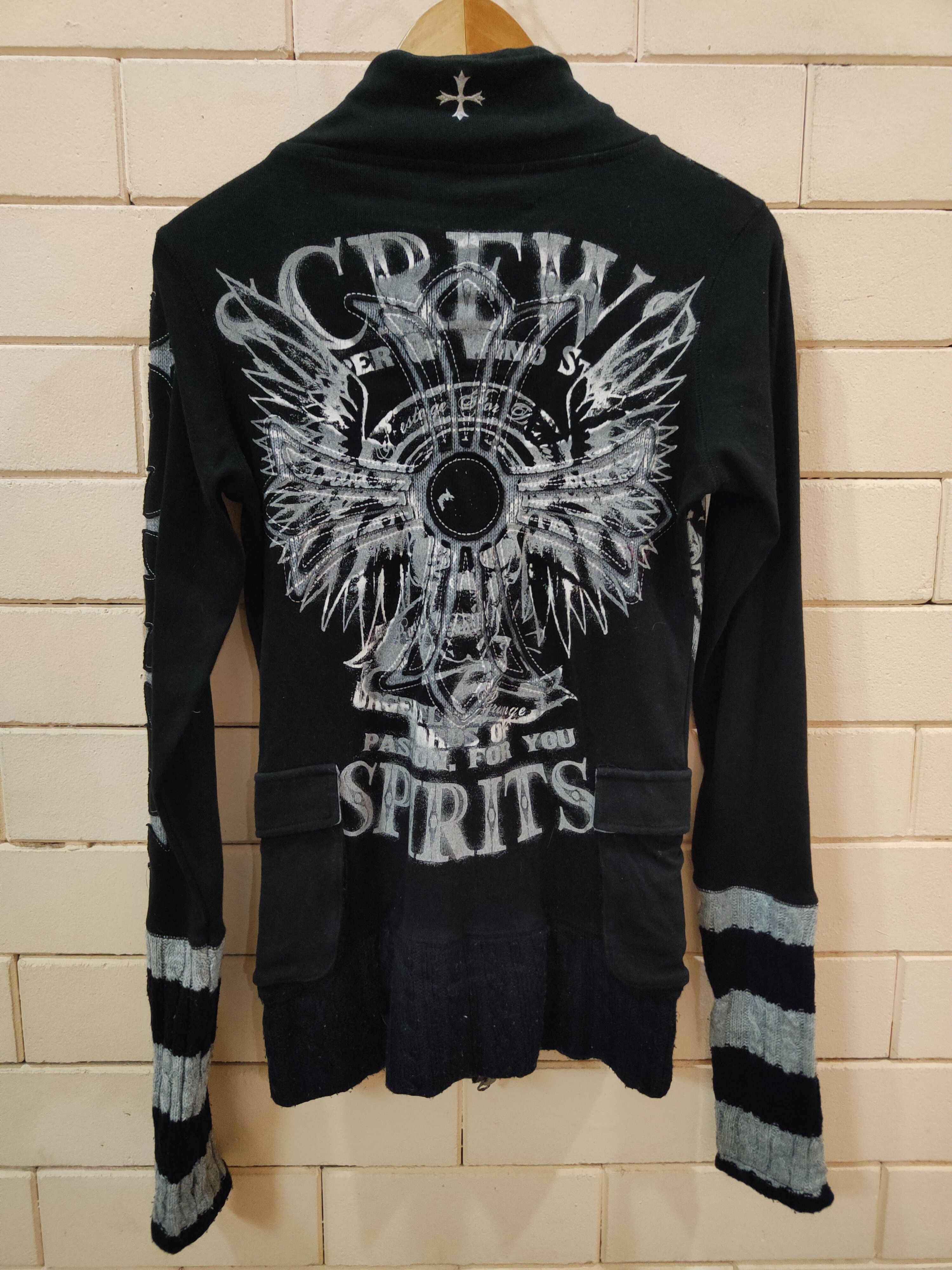 Japanese Brand GHTZ Chrome Hearts Inspired Sweater with extra long sleeves Size S / US 4 / IT 40 - 3 Thumbnail