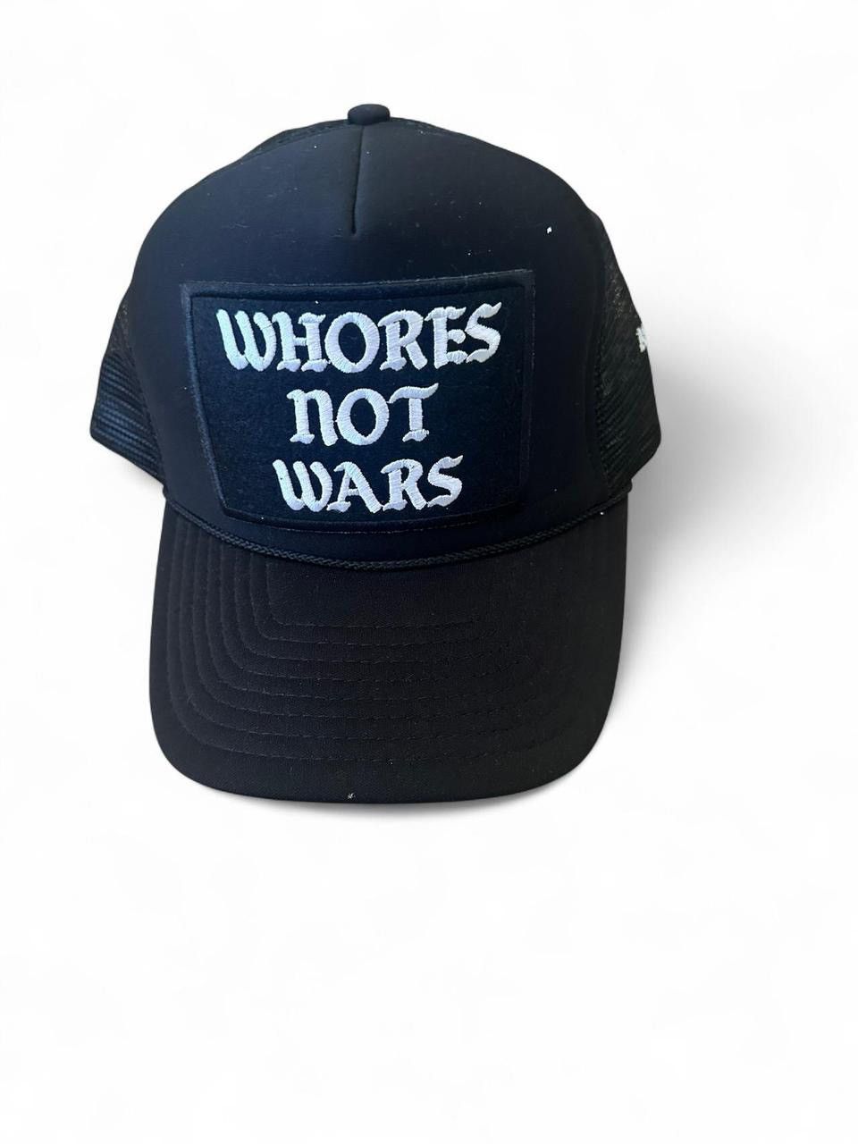 Other ASSHOLES LOVE FOREVER Black trucker hat “Whores Not Wars” Size ONE SIZE - 2 Thumbnail