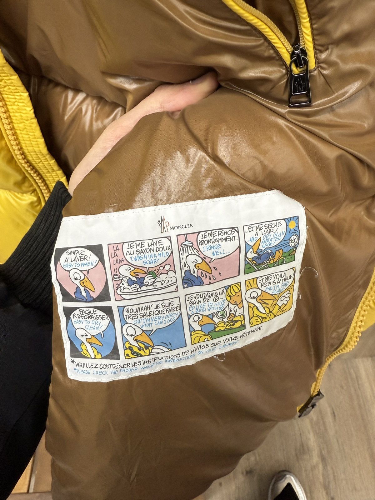 Moncler Moncler Yellow Maya Puffer Jacket Size US XL / EU 56 / 4 - 15 Thumbnail