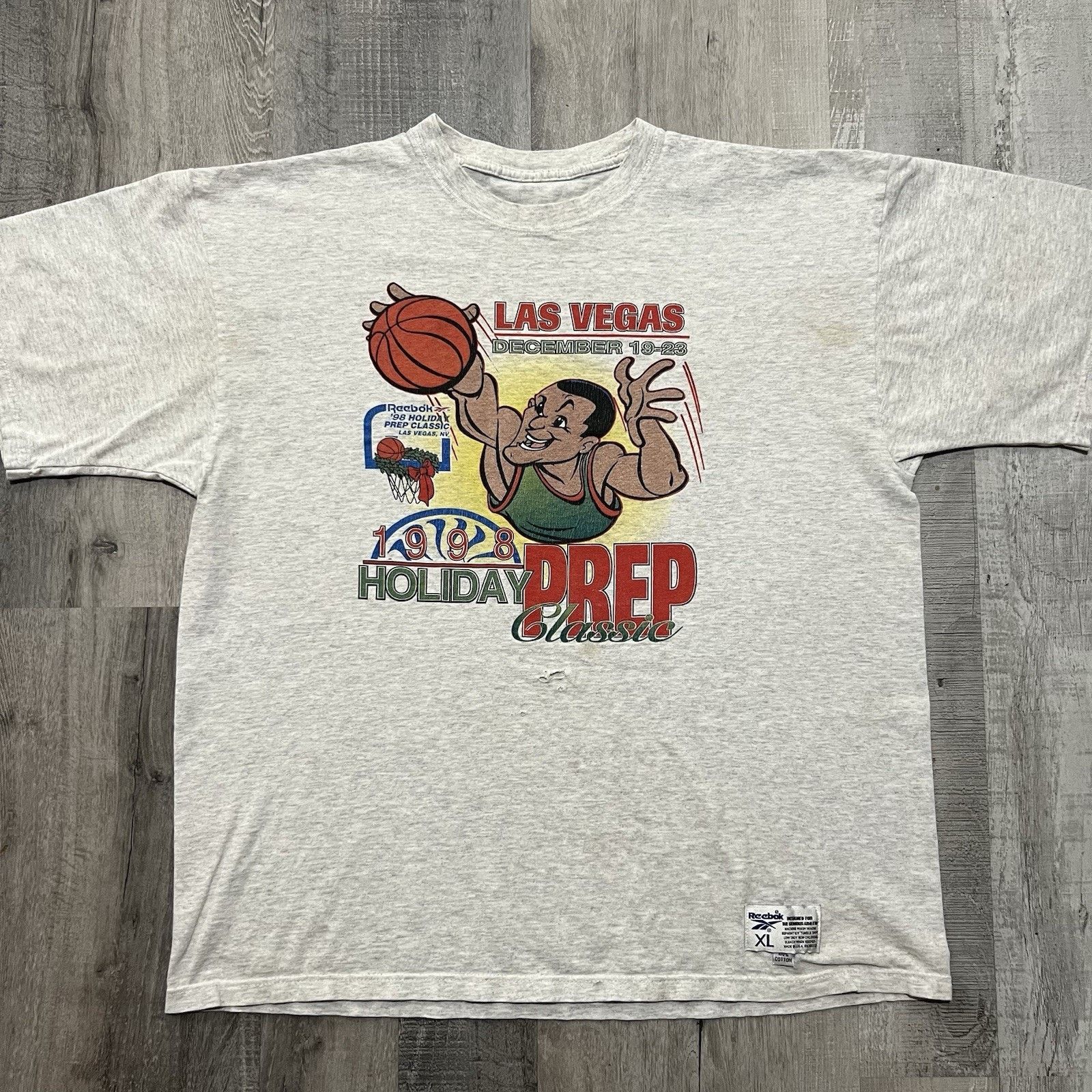 Reebok VTG Rebook Prep Classic 1998 Las Vegas Basketball T Shirt XL Size US XL / EU 56 / 4 - 1 Thumbnail