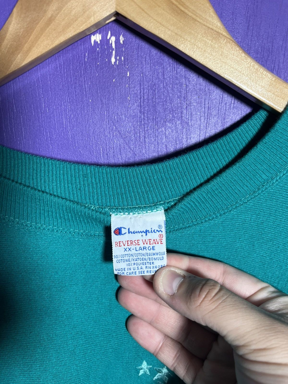 Champion × USA Olympics × Vintage Vintage Champion Atlanta 1996 tonal reverse weave Size US XL / EU 56 / 4 - 4 Thumbnail