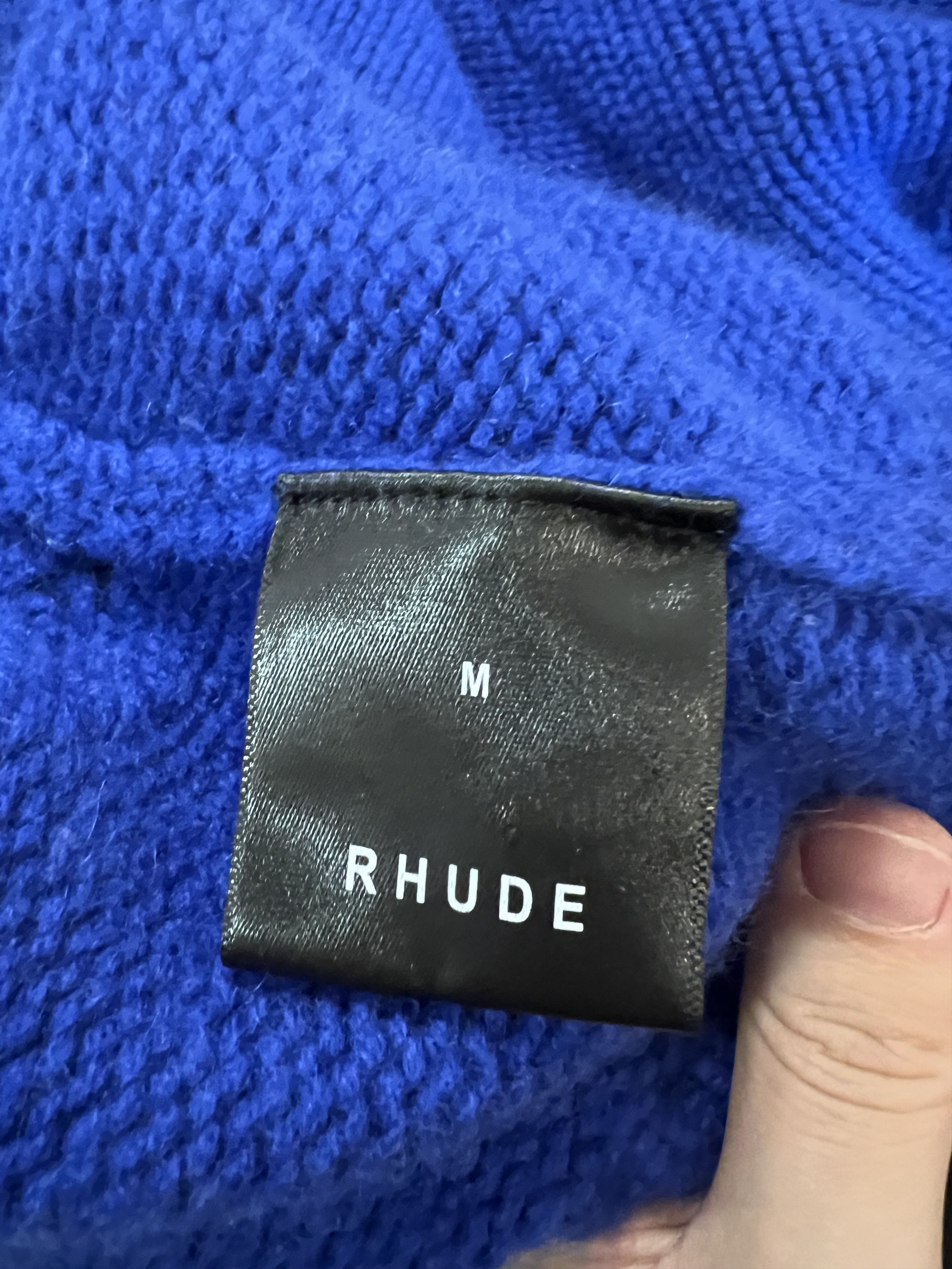 Rhude Cashmere Wool Zip Hoody Size US M / EU 48-50 / 2 - 3 Thumbnail