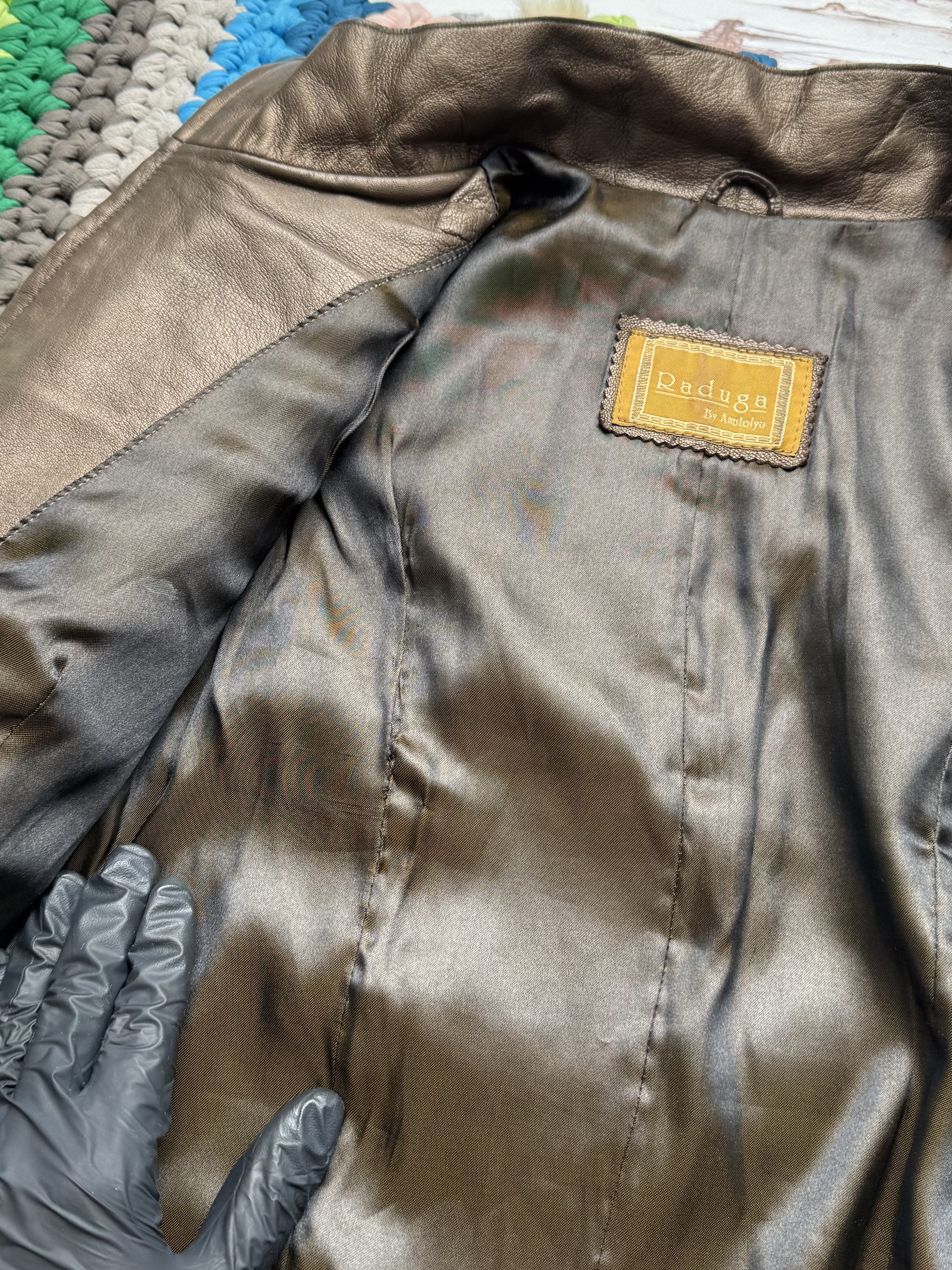 Japanese Brand 90's Cropped Leather Jacket With Real Fur (V2)(D15)(D10) Size S / US 4 / IT 40 - 7 Thumbnail