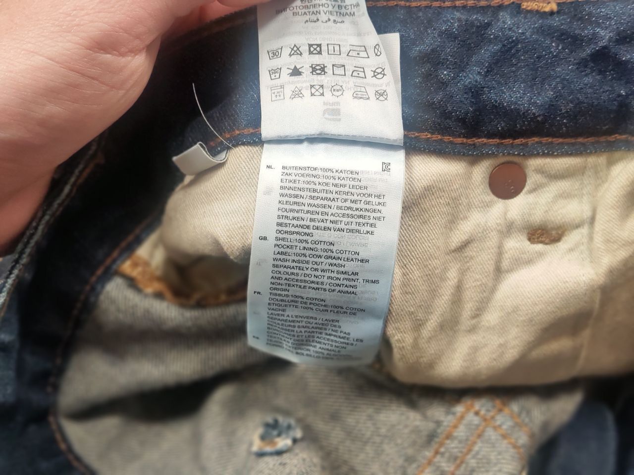 G-Star G Star Raw lanc 3d tapered Faded Denim Jeans Vintage LGB Size US 34 / EU 50 - 19 Thumbnail