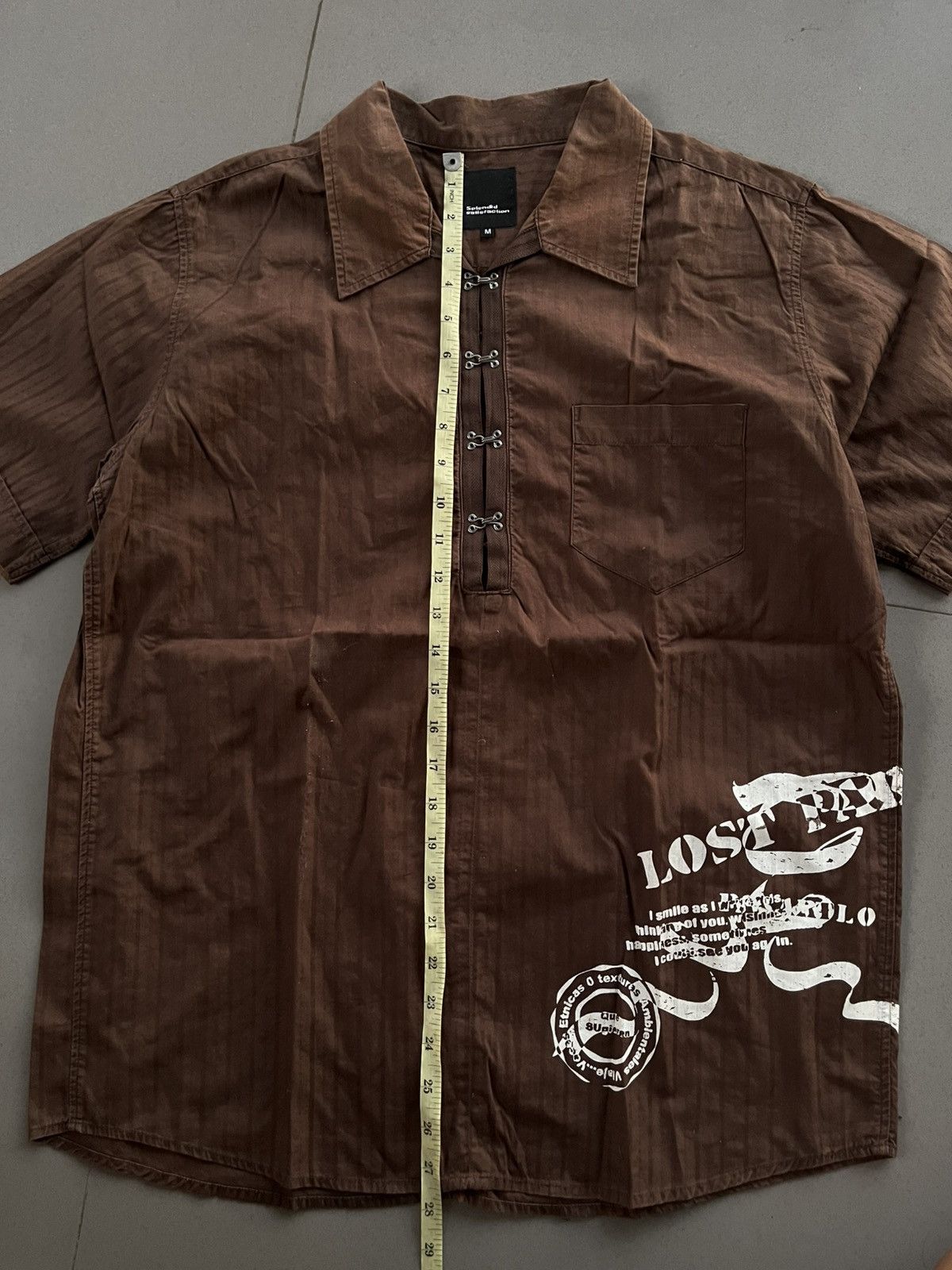 14th Addiction JAPANESE 2000’s SPLENDID SATISFACTION HOOK BUTTON VKEI PUNK Size US M / EU 48-50 / 2 - 8 Thumbnail