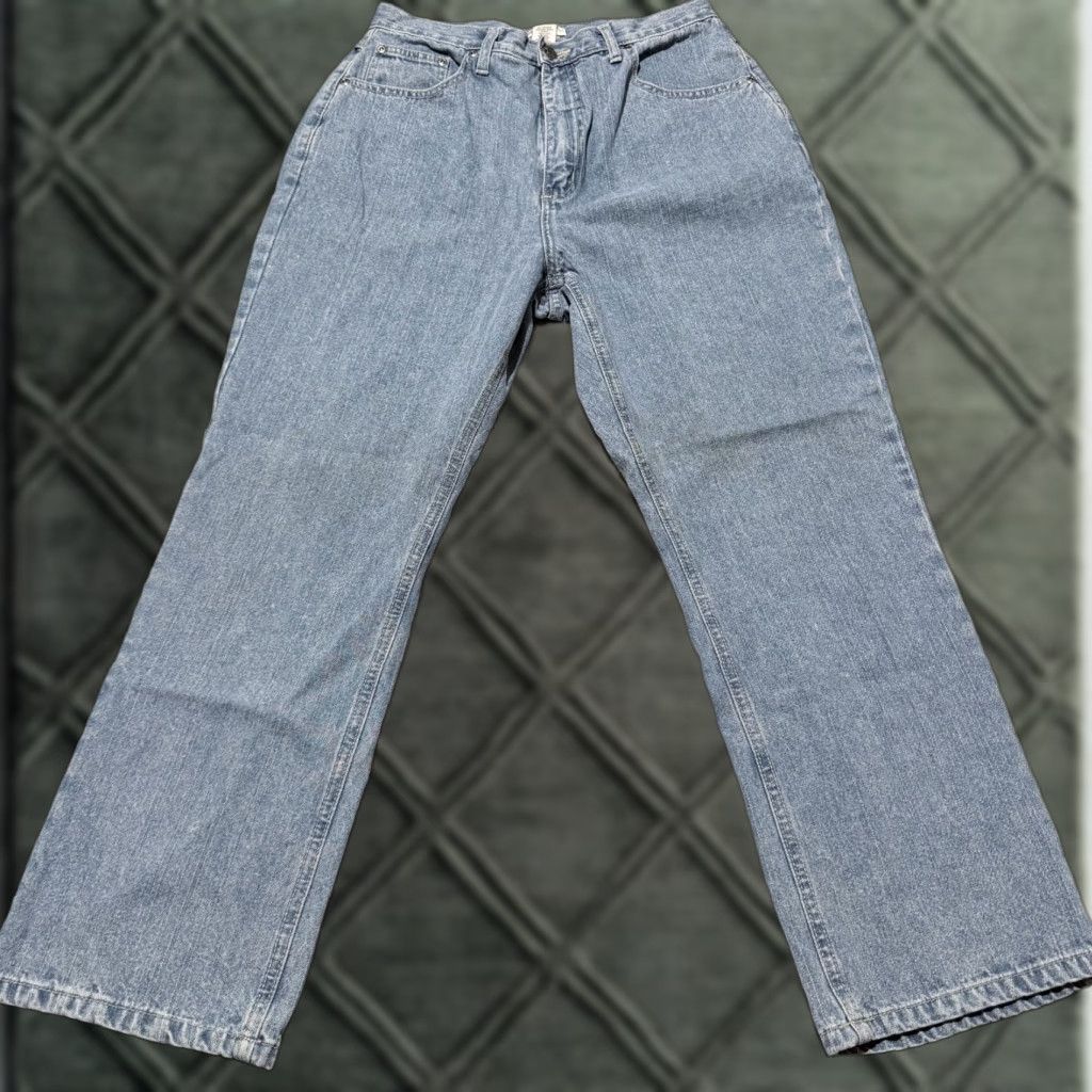 Cherokee Cherokee Jeans Women's Blue Denim Pockets High Rise Straight Fit Zip Fly - 10 Size 32" / US 10 / IT 46 - 1 Thumbnail