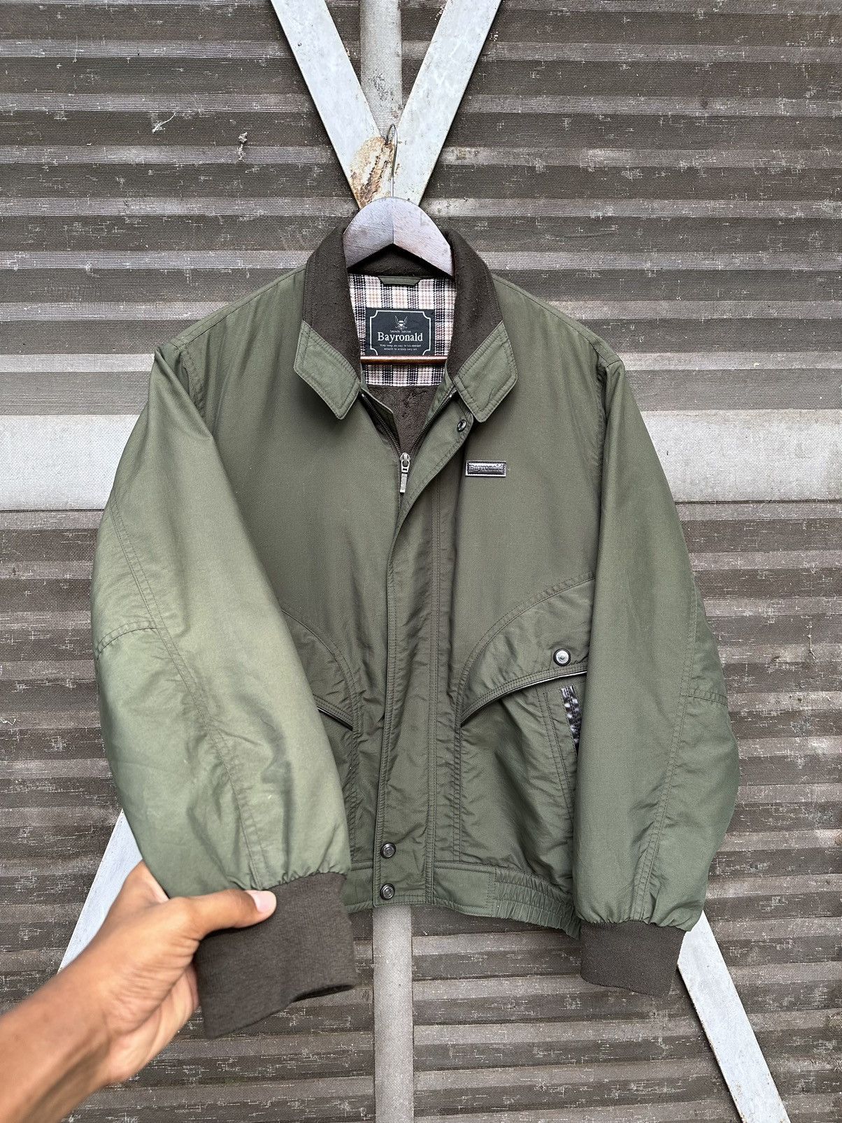 Vintage 🪖Bayronald Military Style Bomber Jacket Size US M / EU 48-50 / 2 - 10 Thumbnail