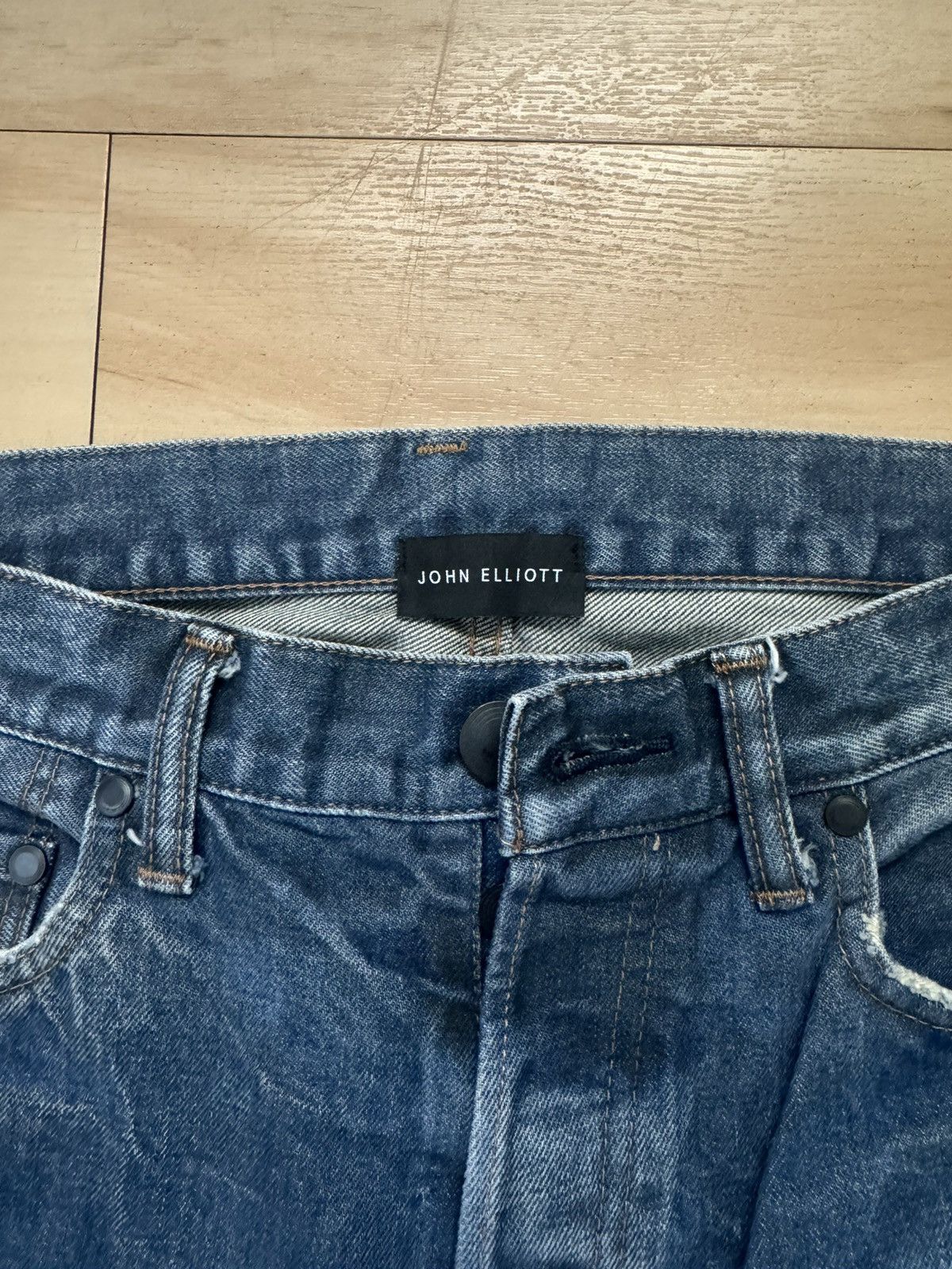 John Elliott John Elliot Daze Jeans Regular Fit Size US 31 - 3 Thumbnail