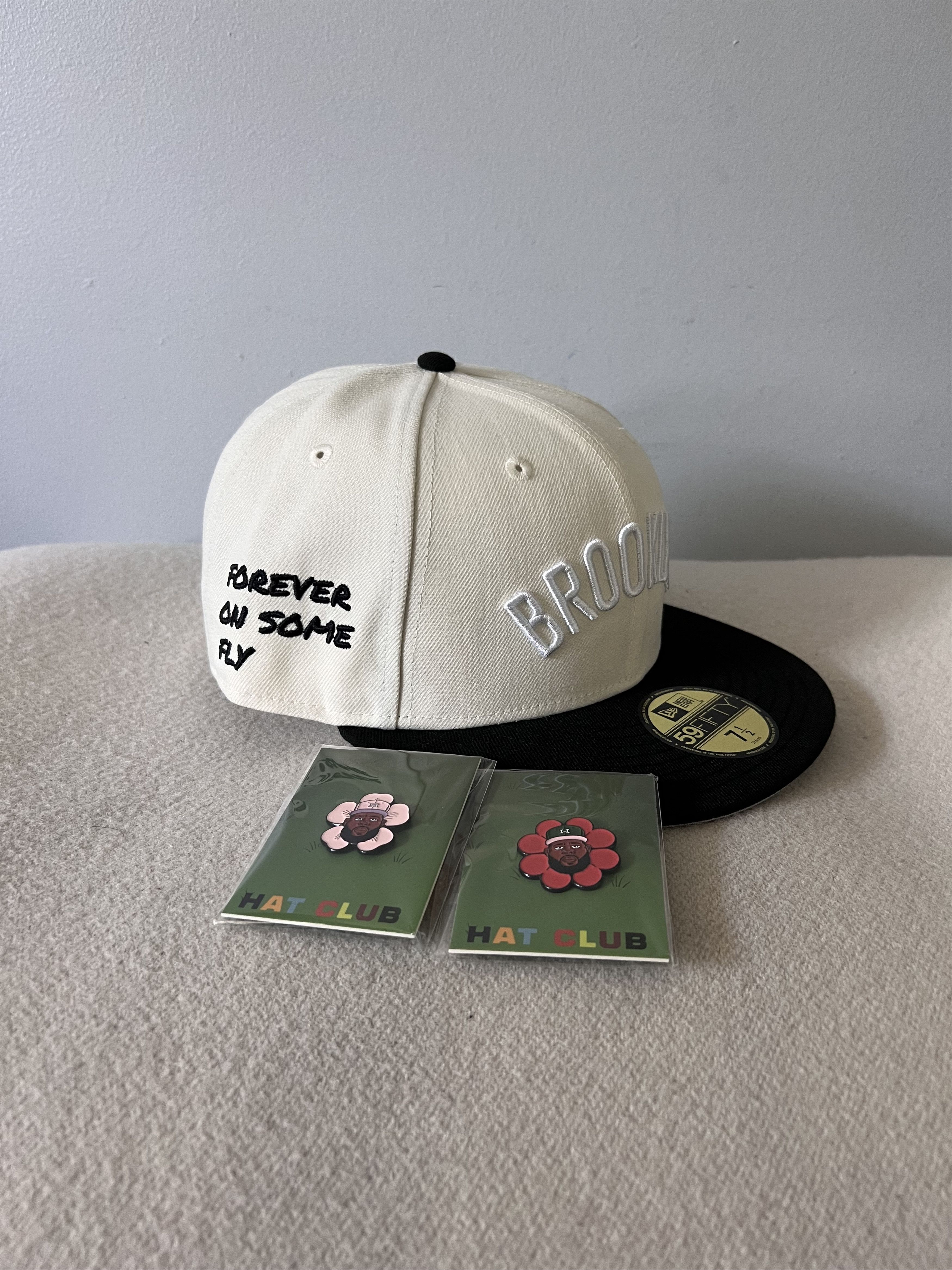 Hat Club 7 1/2 New Era Jae Tips Brooklyn Nets 59FIFTY Fitted Hat Size ONE SIZE - 1 Thumbnail